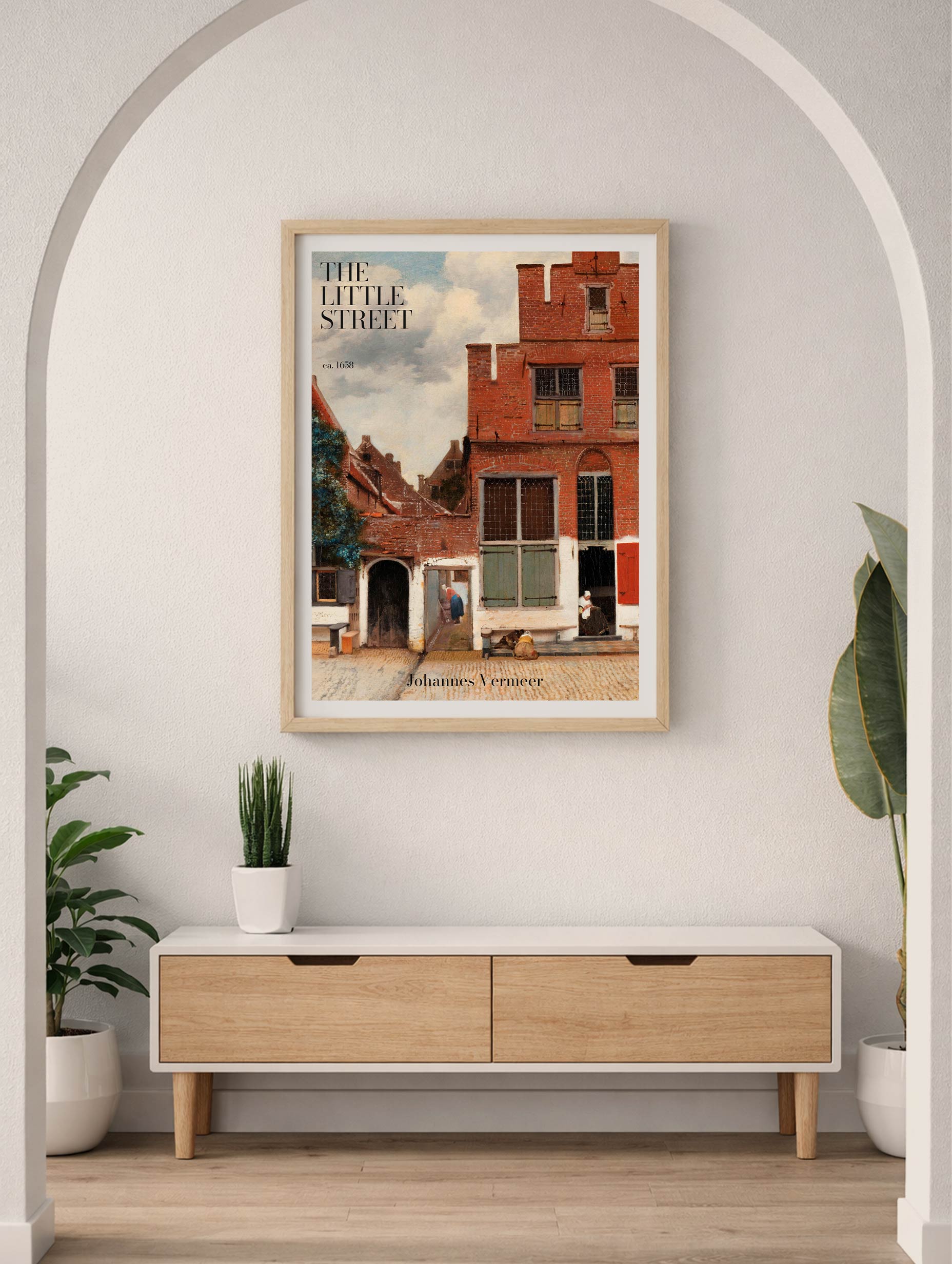 The Little Street Johannes Vermeer Art Mockup