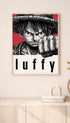 Luffy One Piece Poster Mockup