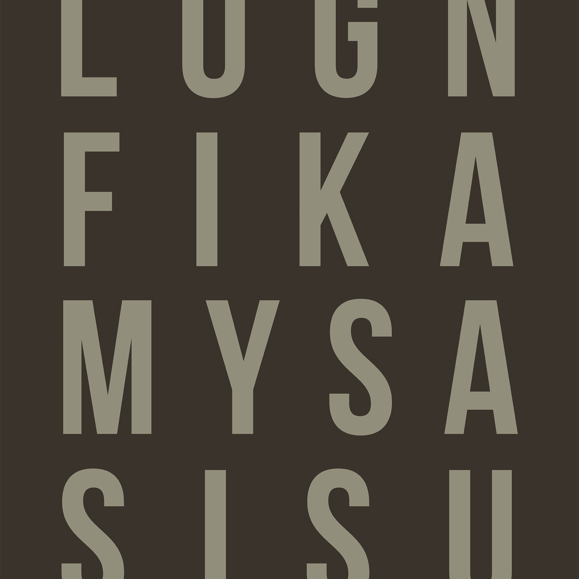 Första huset i en bosättning abstrakt konsttryck