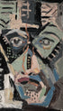 Man's Face Arnold Peter Weisz-Kubínčan Art Print