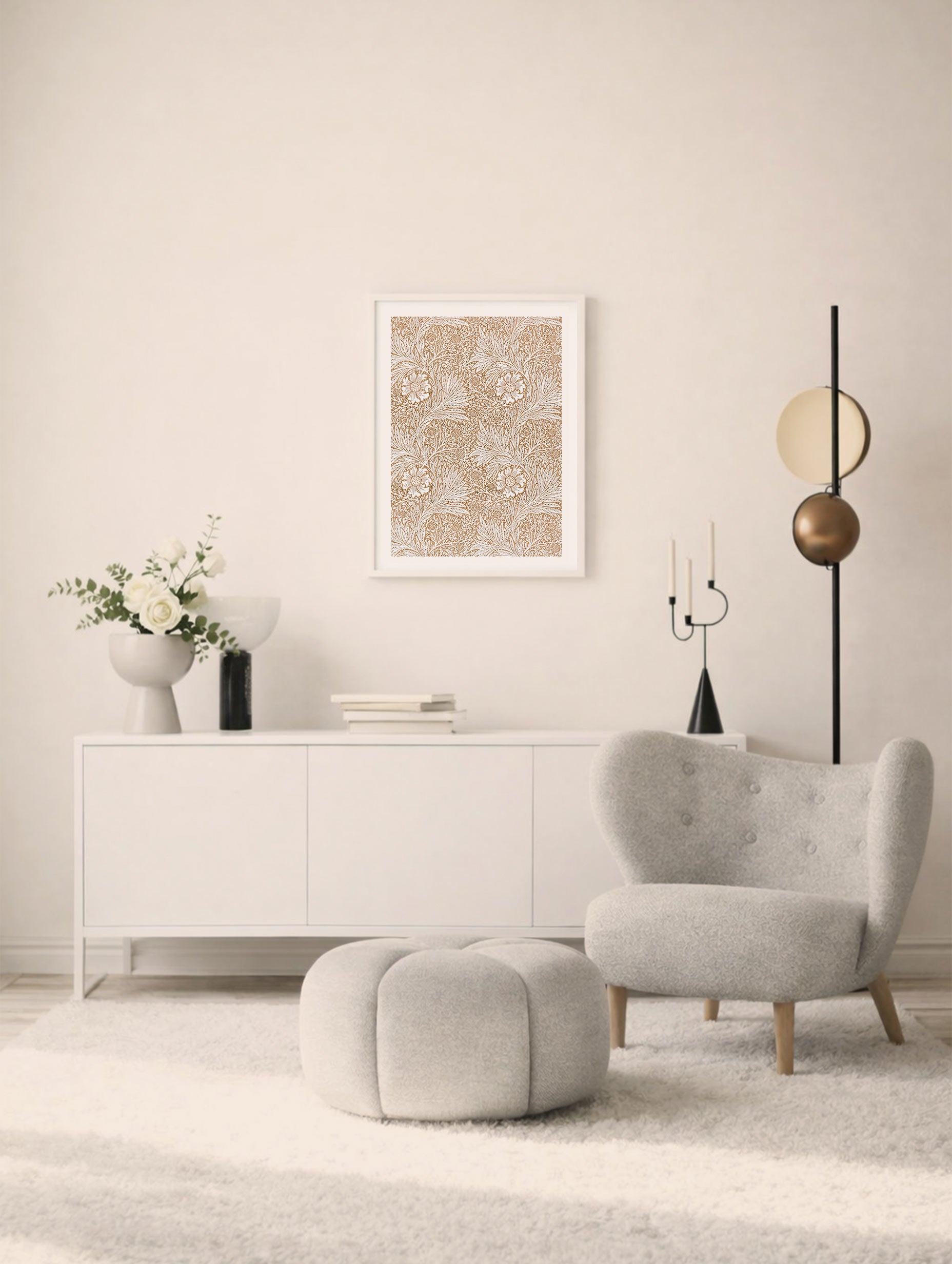 Marigold - William Morris Mockup