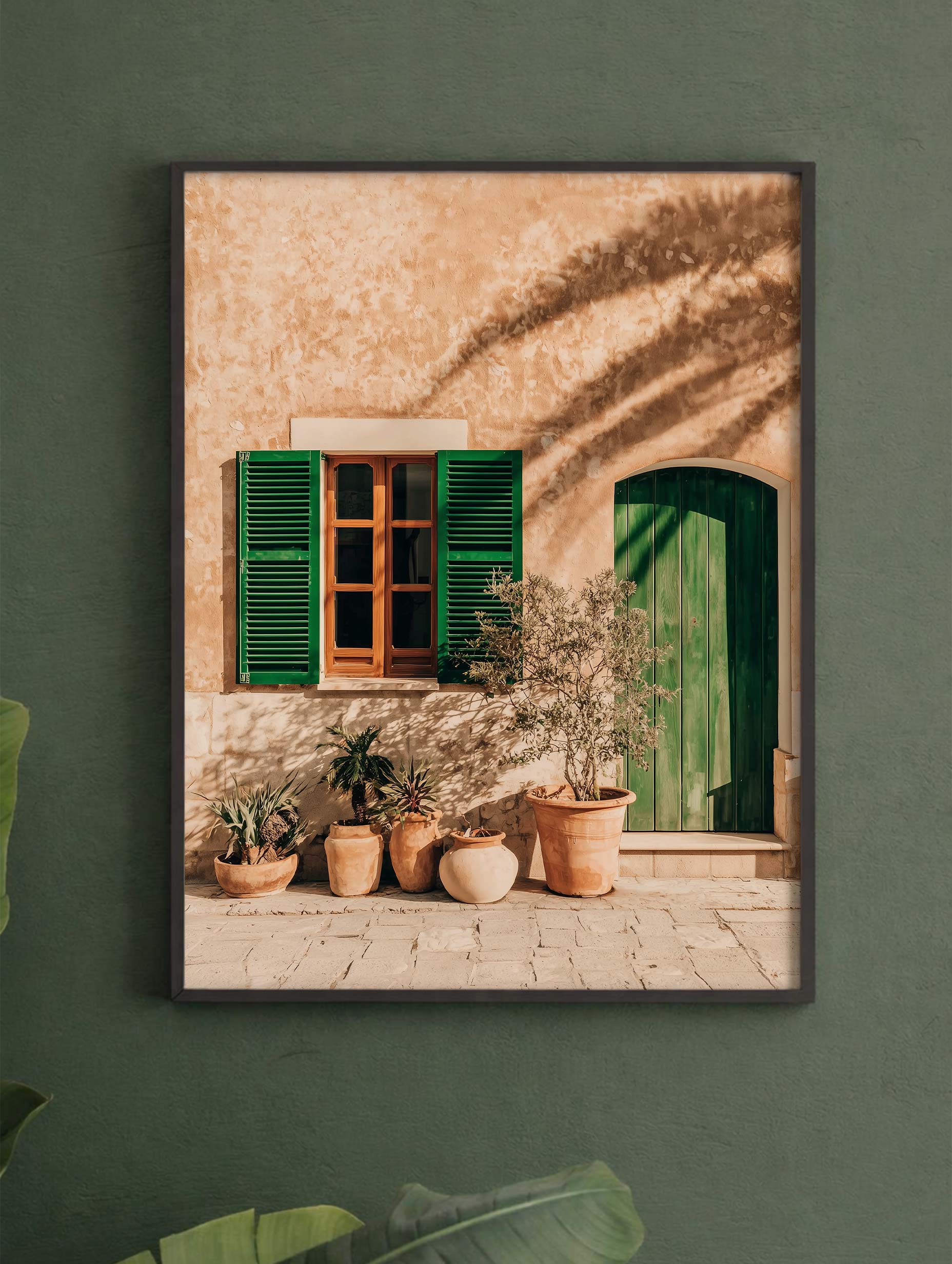 Mediterranean Photography Wall Art Poster Mockup