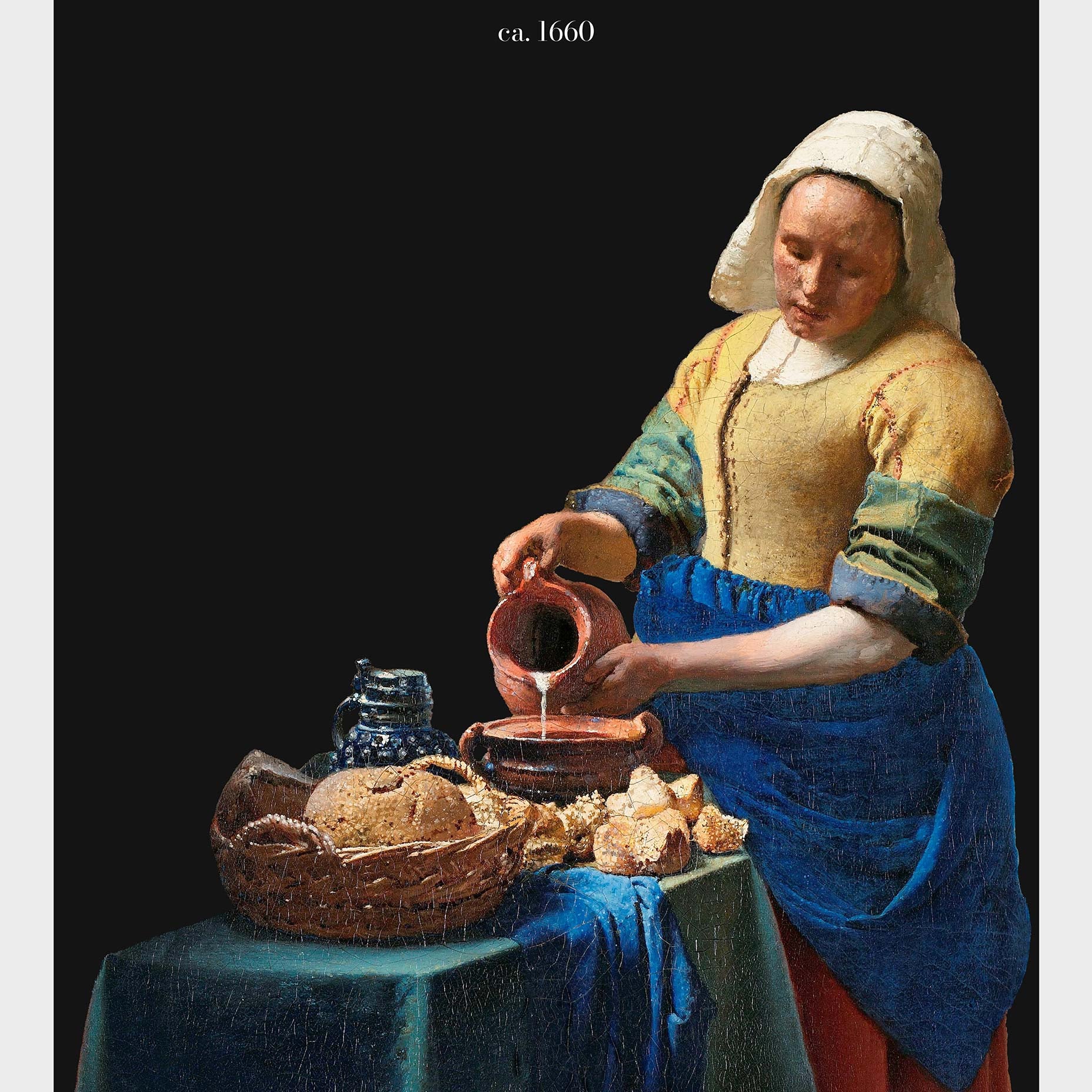 The Milkmaid Johannes Vermeer Art Print