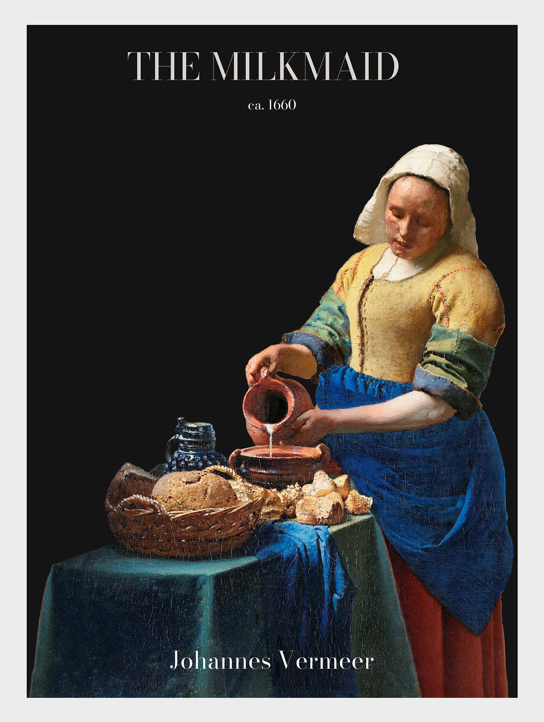 The Milkmaid Johannes Vermeer Art Print