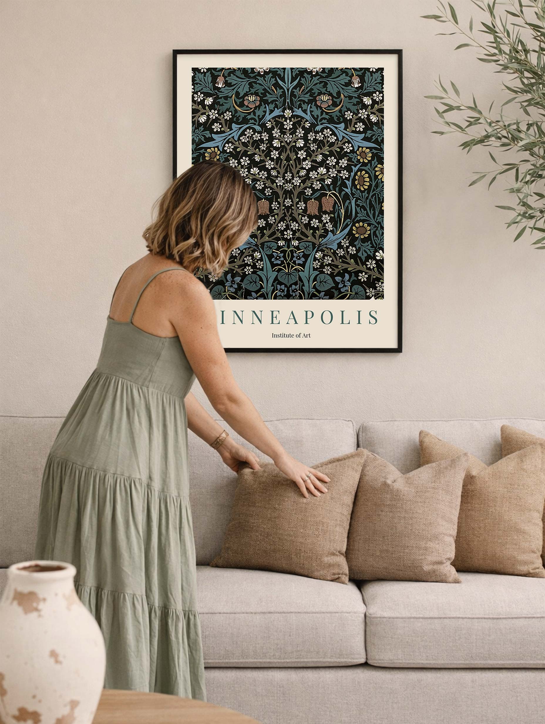 Minneapolis William Morris Art Print
