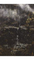 Misty Mountain Waterfall Wall Art