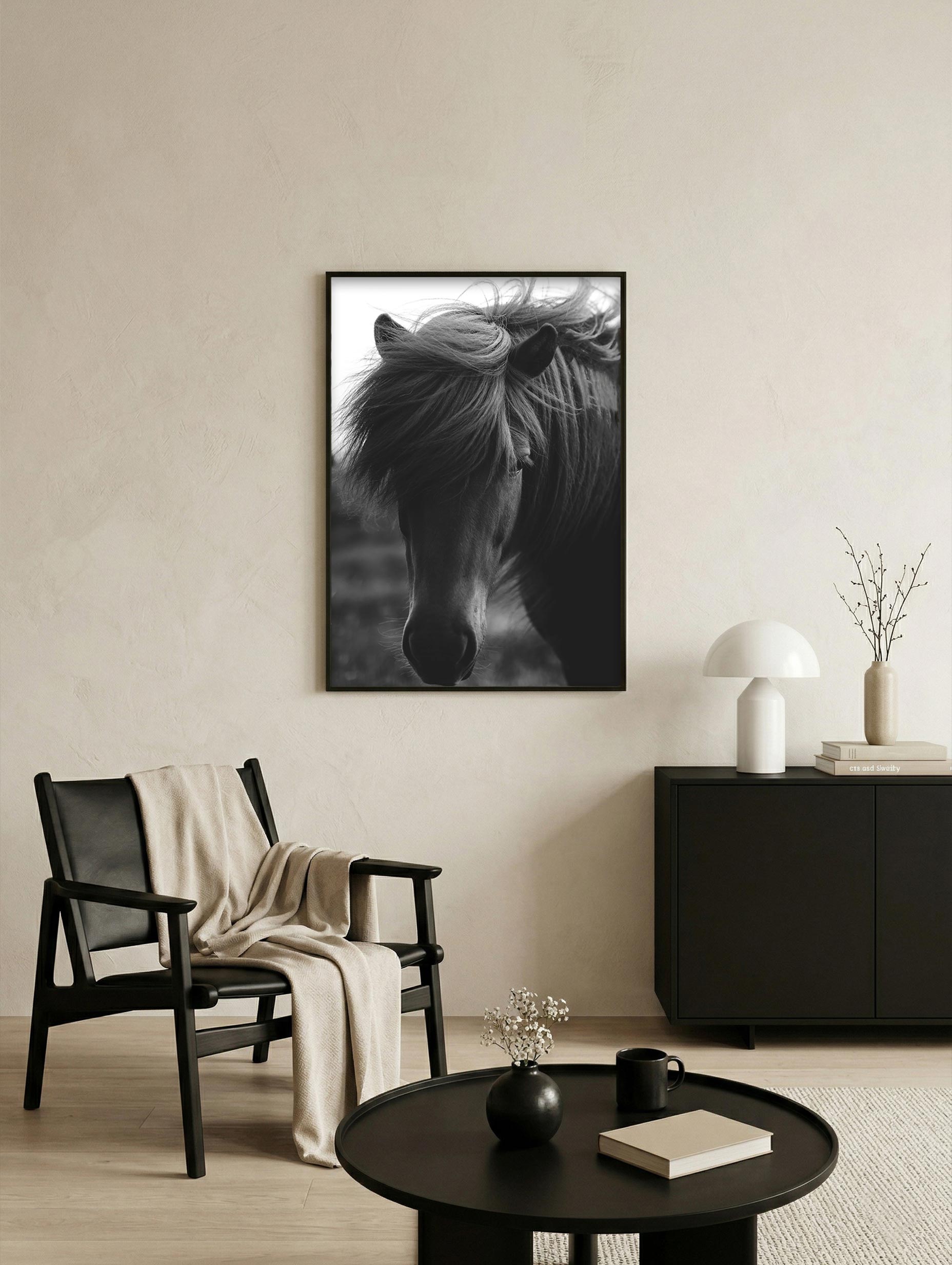 Wild Icelandic Horse Poster Mockup