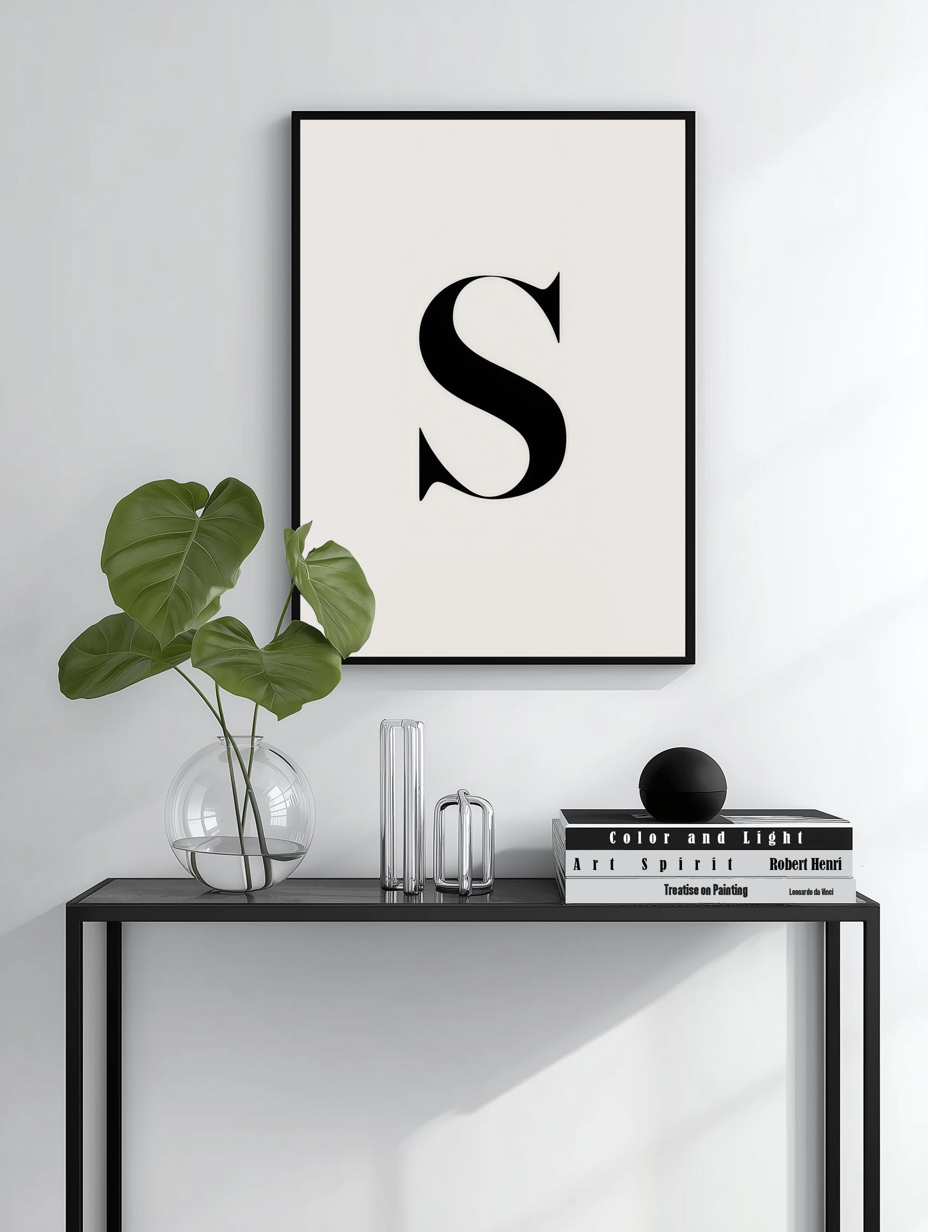 Första huset i en bosättning abstrakt konsttryck