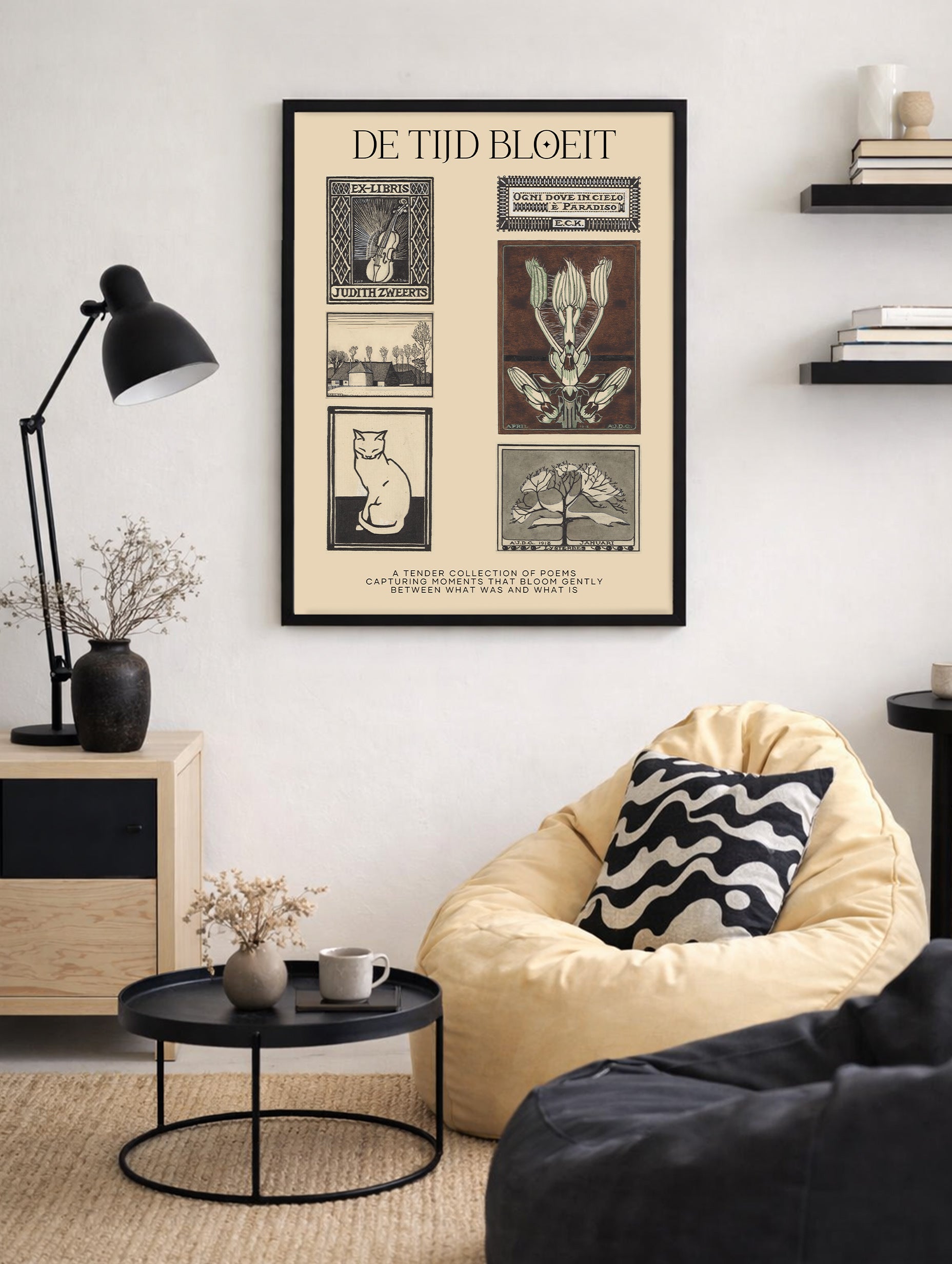 De Tijd Bloeit Judith Zweerts Art Print