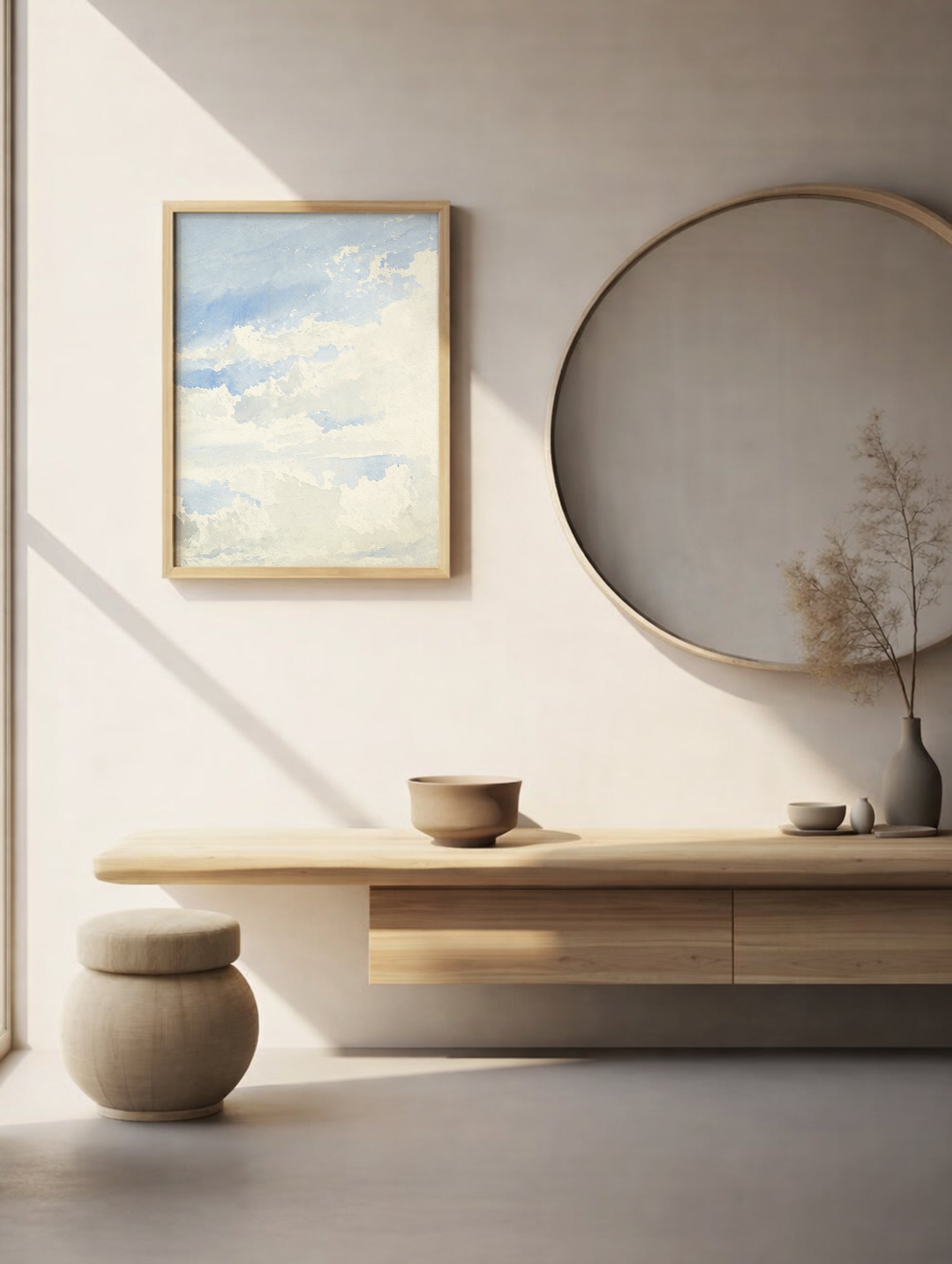 Skystudie Aaron Edwin Penley kunsttrykk