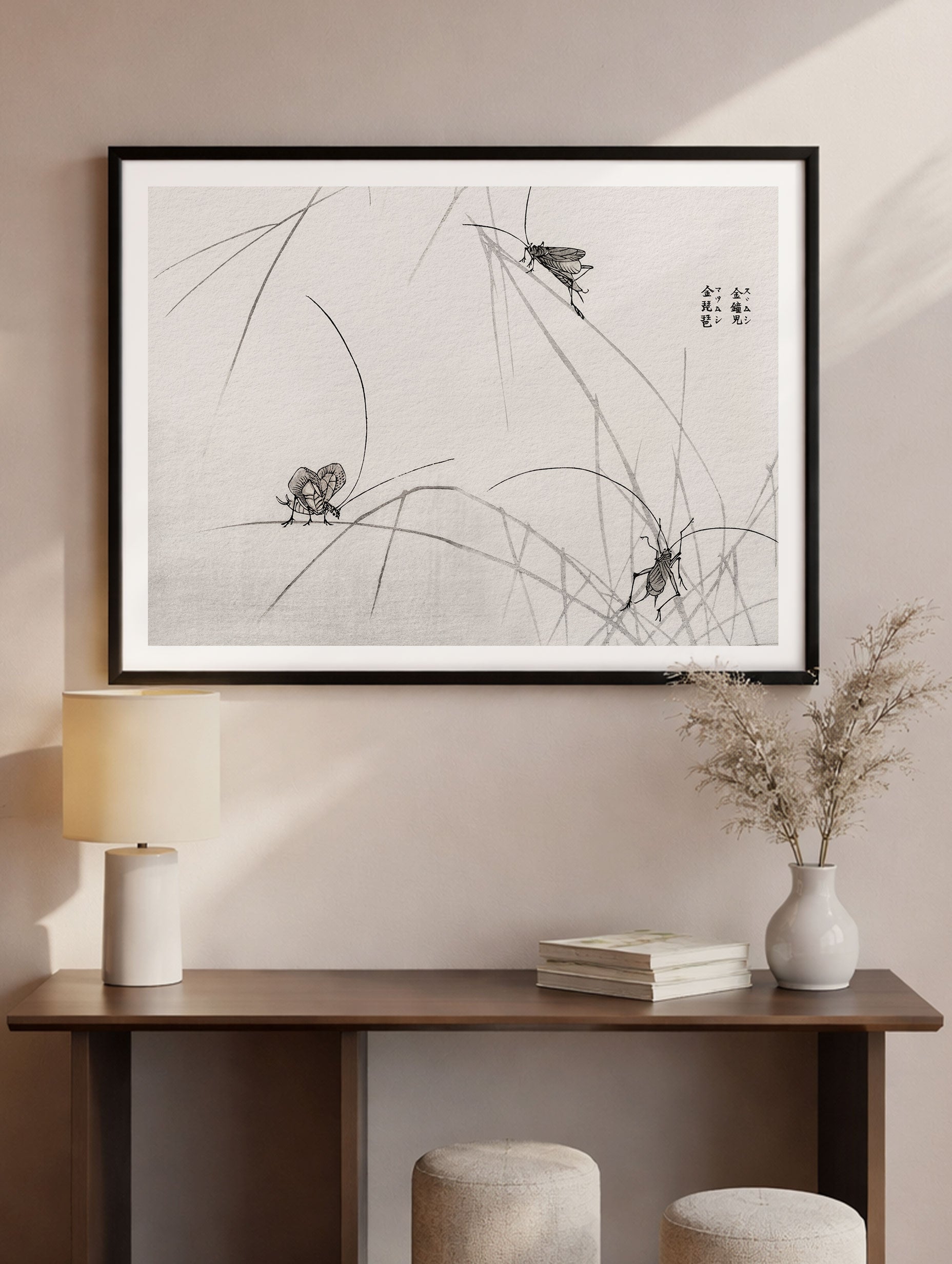 Suzumushi Bell Crickets Morimoto Toko Art Print