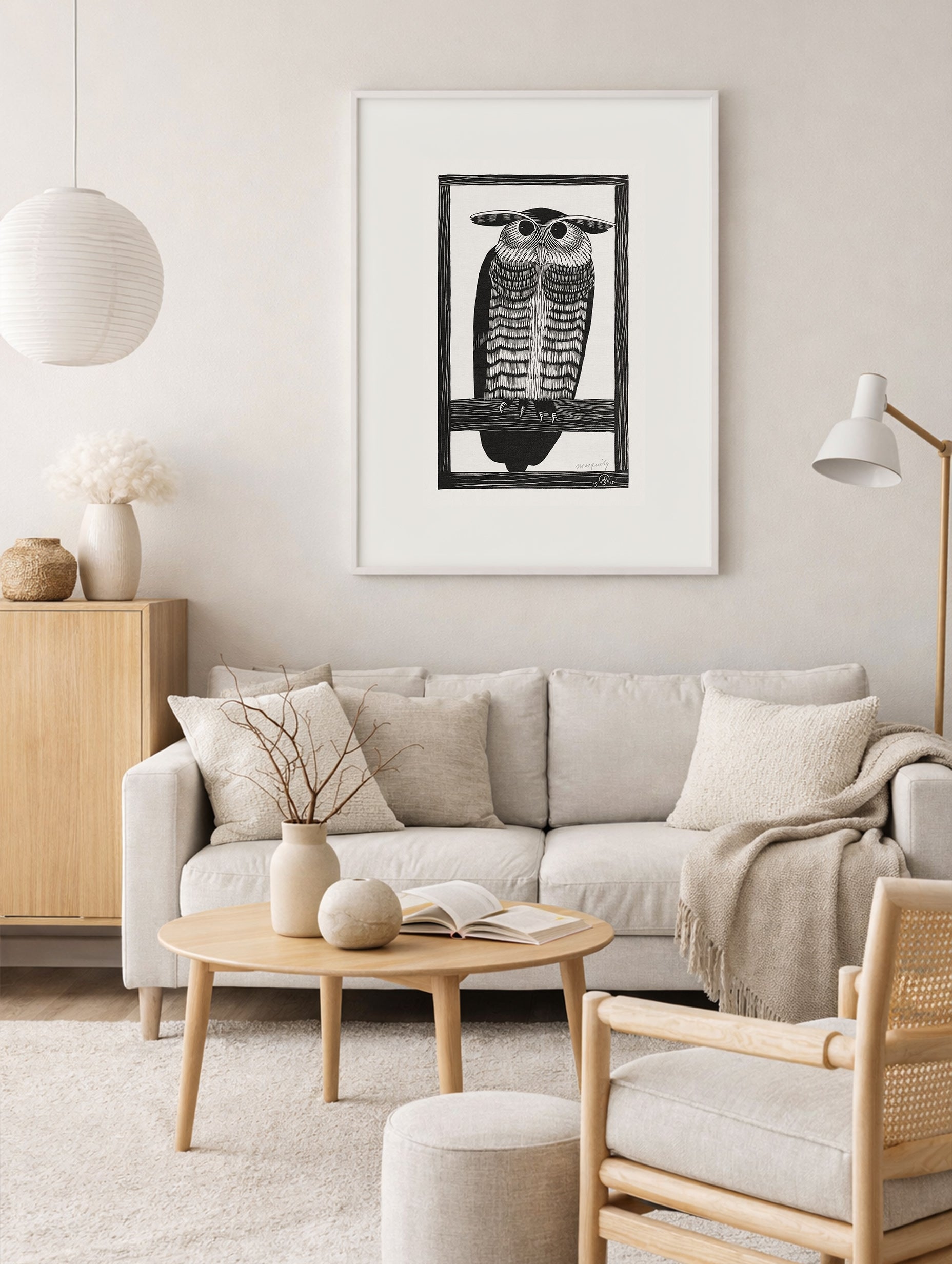 Hornugle Samuel Jessurun de Mesquita kunsttrykk