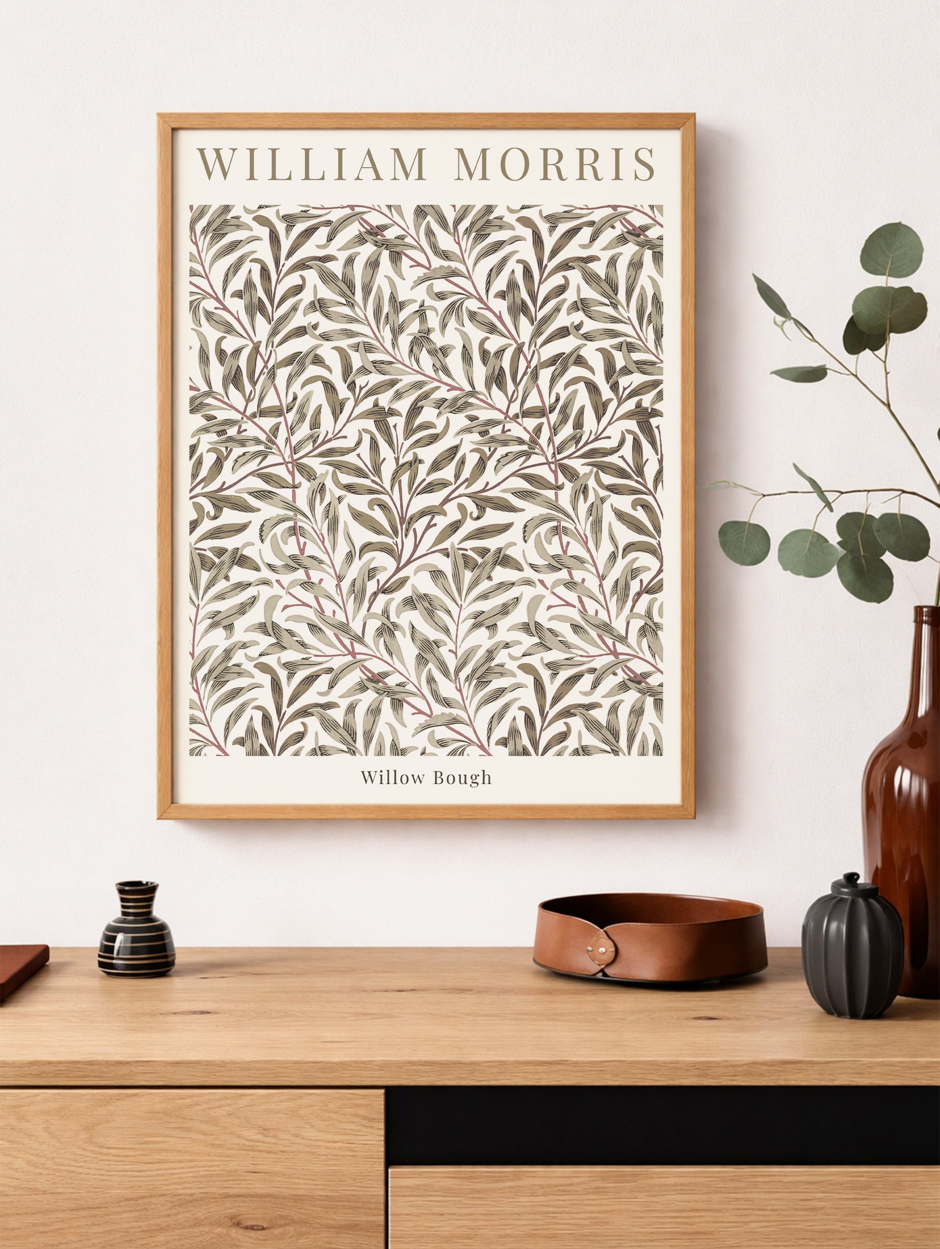 Första huset i en bosättning abstrakt konsttryck