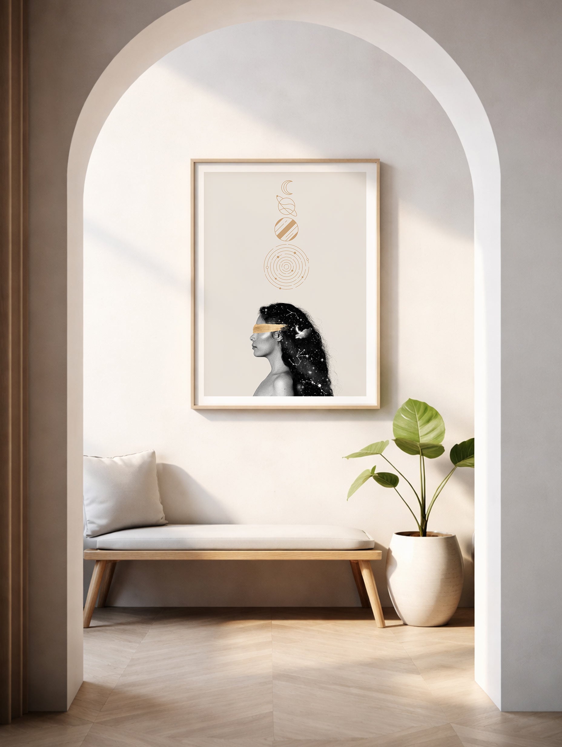 The Celestial Illustration Poster