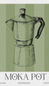 Moka Pot Coffee Artwork