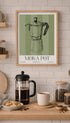 Moka Pot Coffee Artwork Mockup