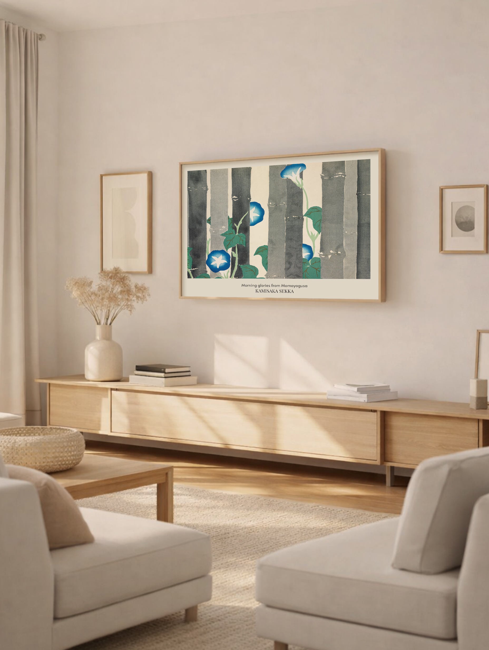 Morning Glories - Kamisaka Sekka Art Prints Mockup