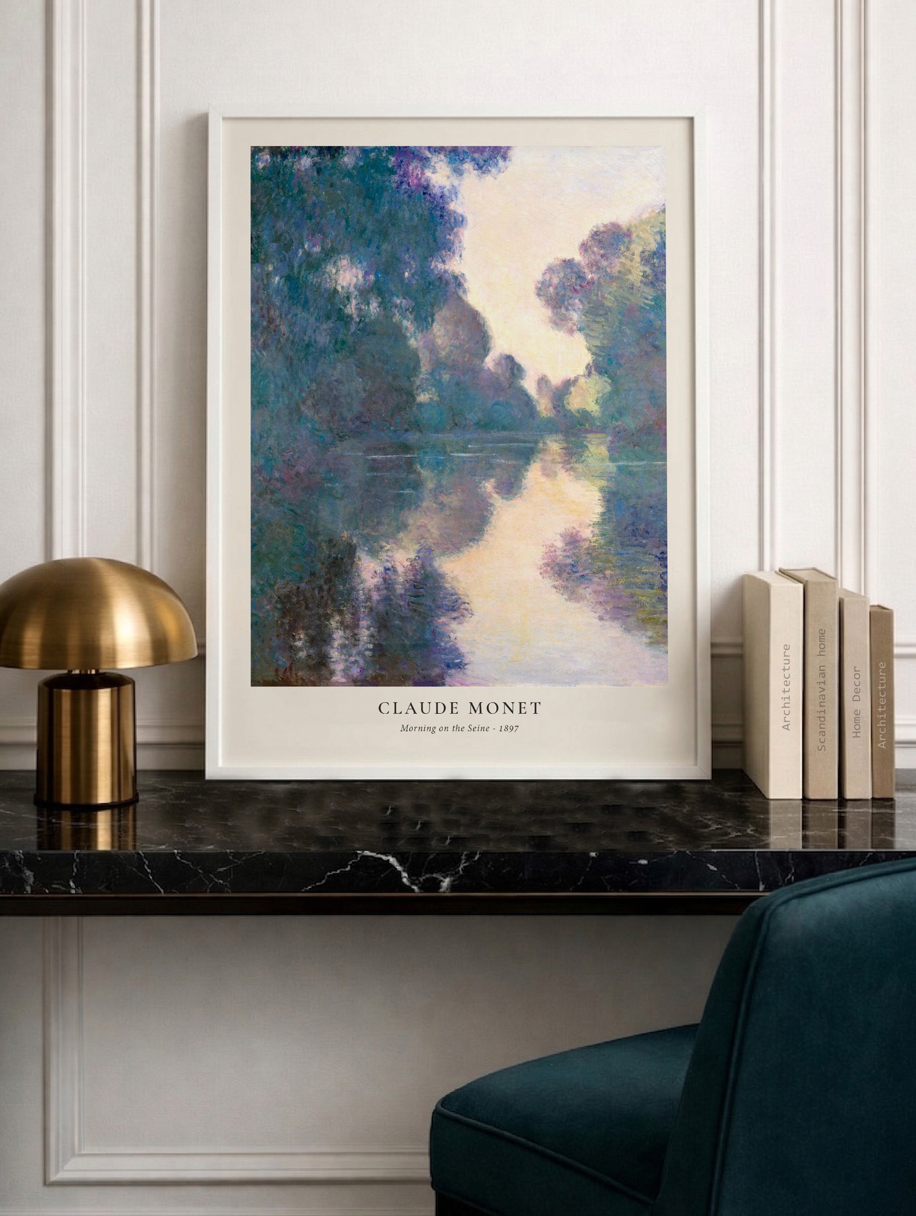 Morning on the Seine - Claude Monet Mockup