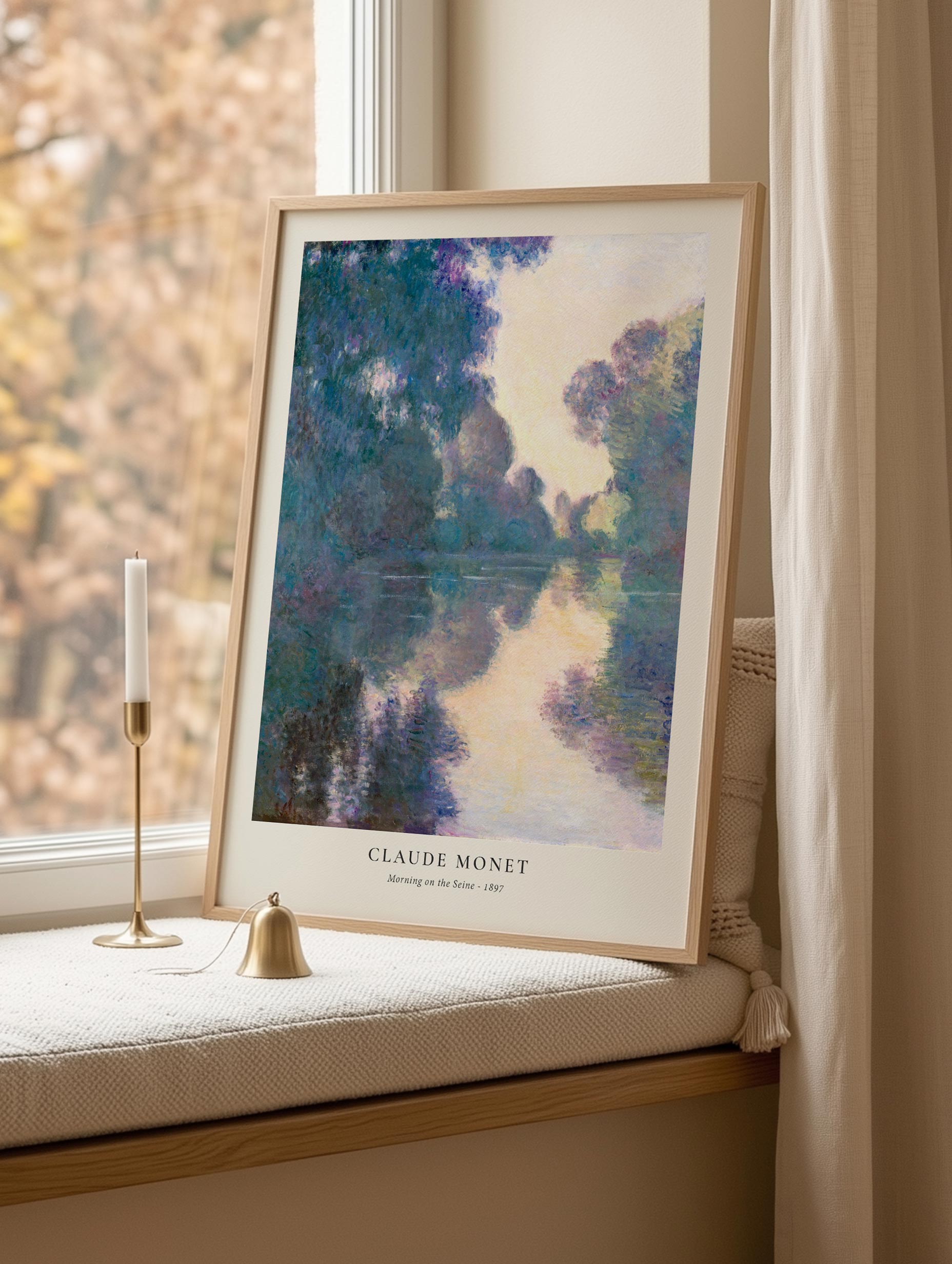 Morning on the Seine - Claude Monet Mockup