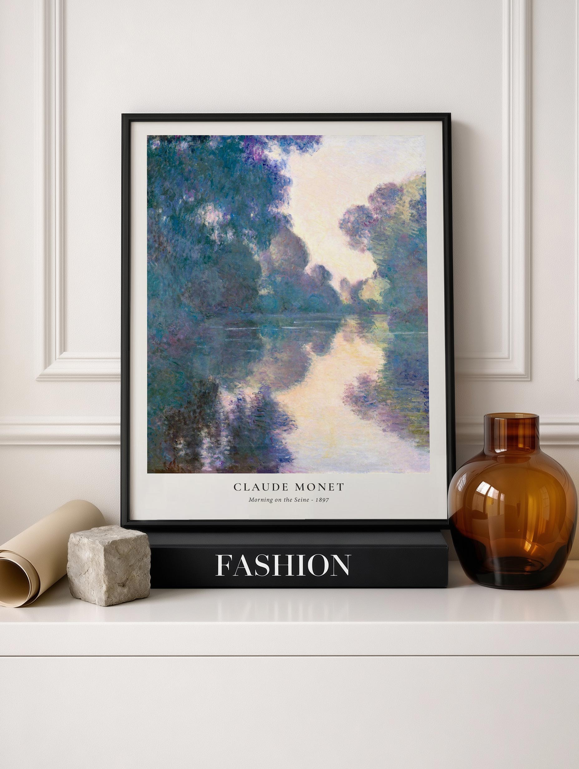 Morning on the Seine - Claude Monet Mockup