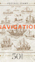 Navigation - Vintage Ship Poster