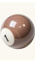 Number One Billiard Ball Minimalist Poster