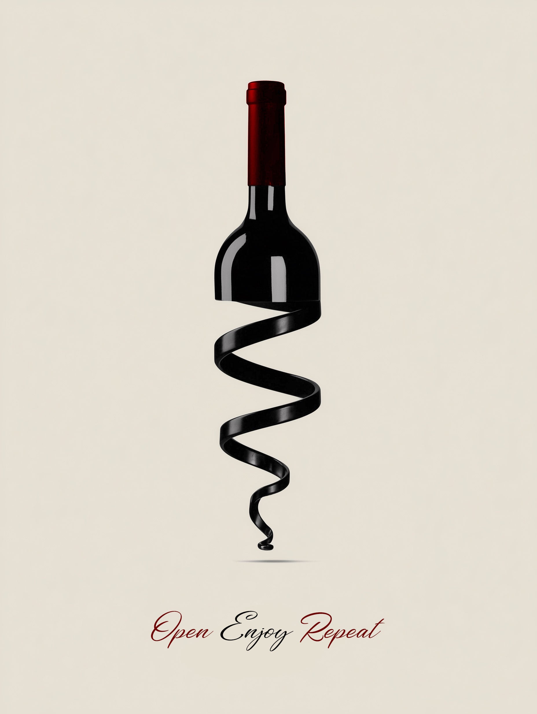 Open Enjoy Repeat Minimalist Posters