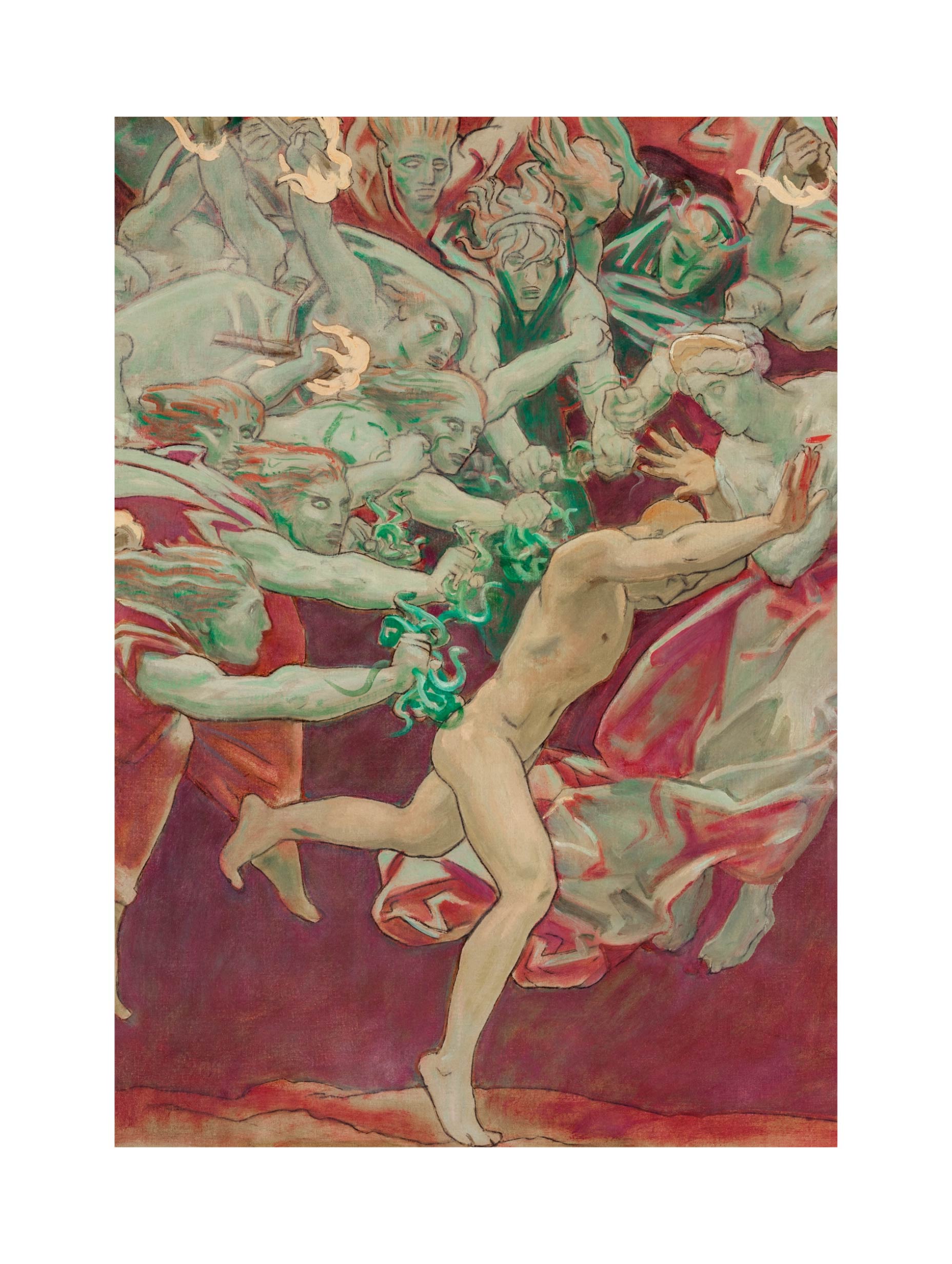 Orestes and the Furies John Singer Sargent Art Print