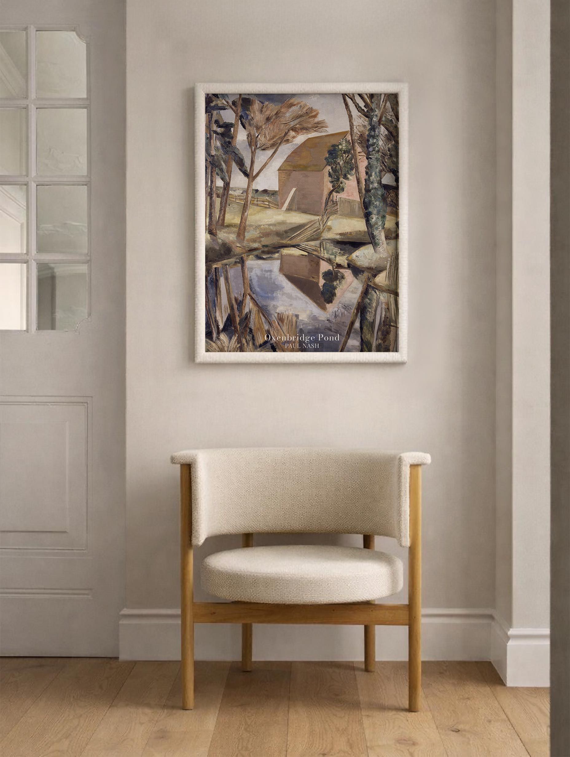 Oxenbridge Pond - Paul Nash Art Print Mockup
