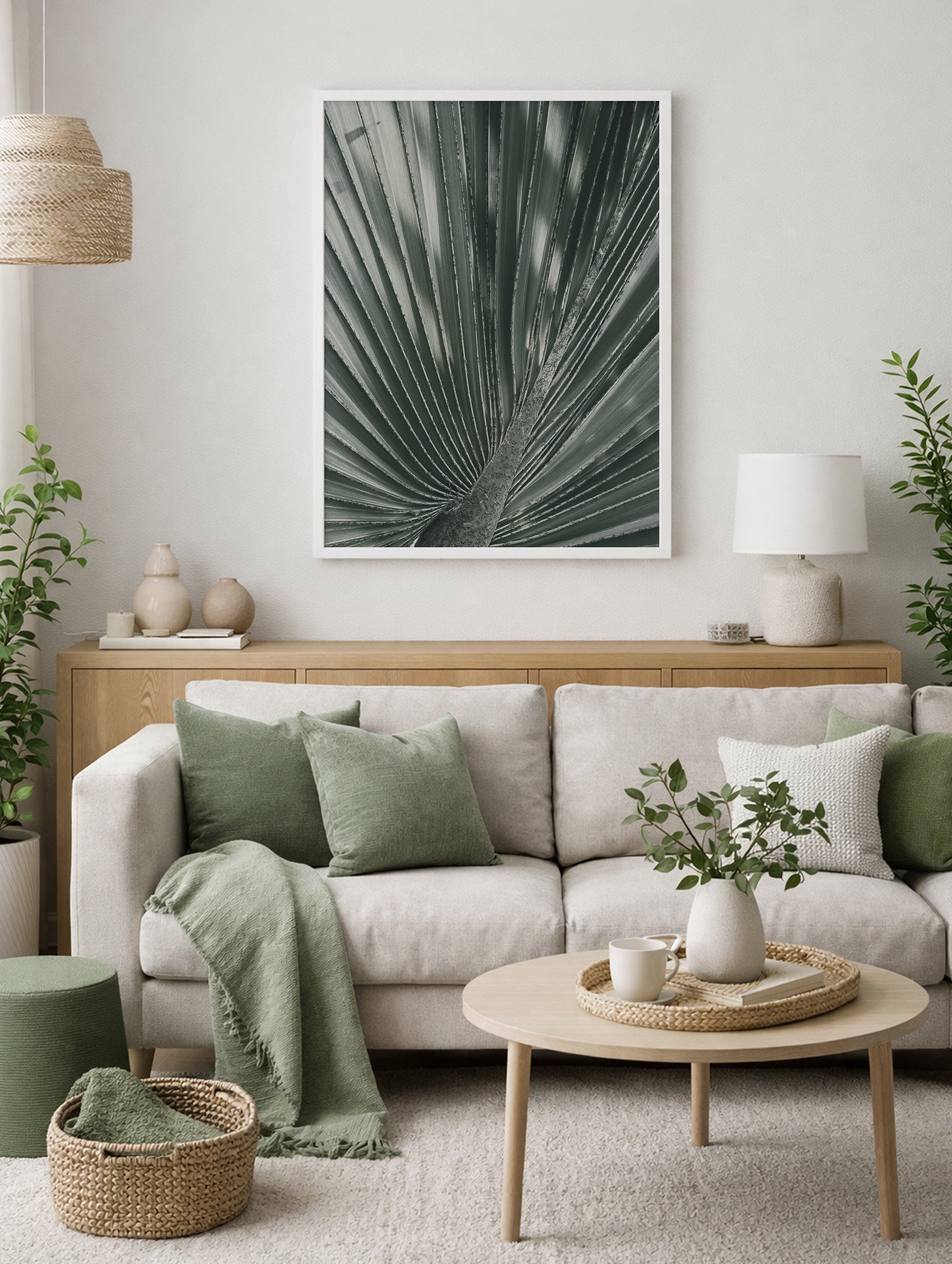 Första huset i en bosättning abstrakt konsttryck