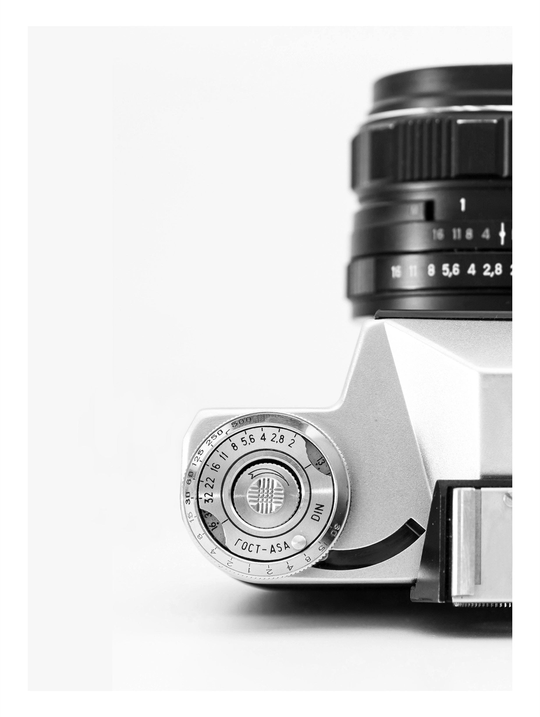 Pentax SL Film Camera Vintage Poster