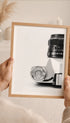 Pentax SL Film Camera Vintage Poster Mockup