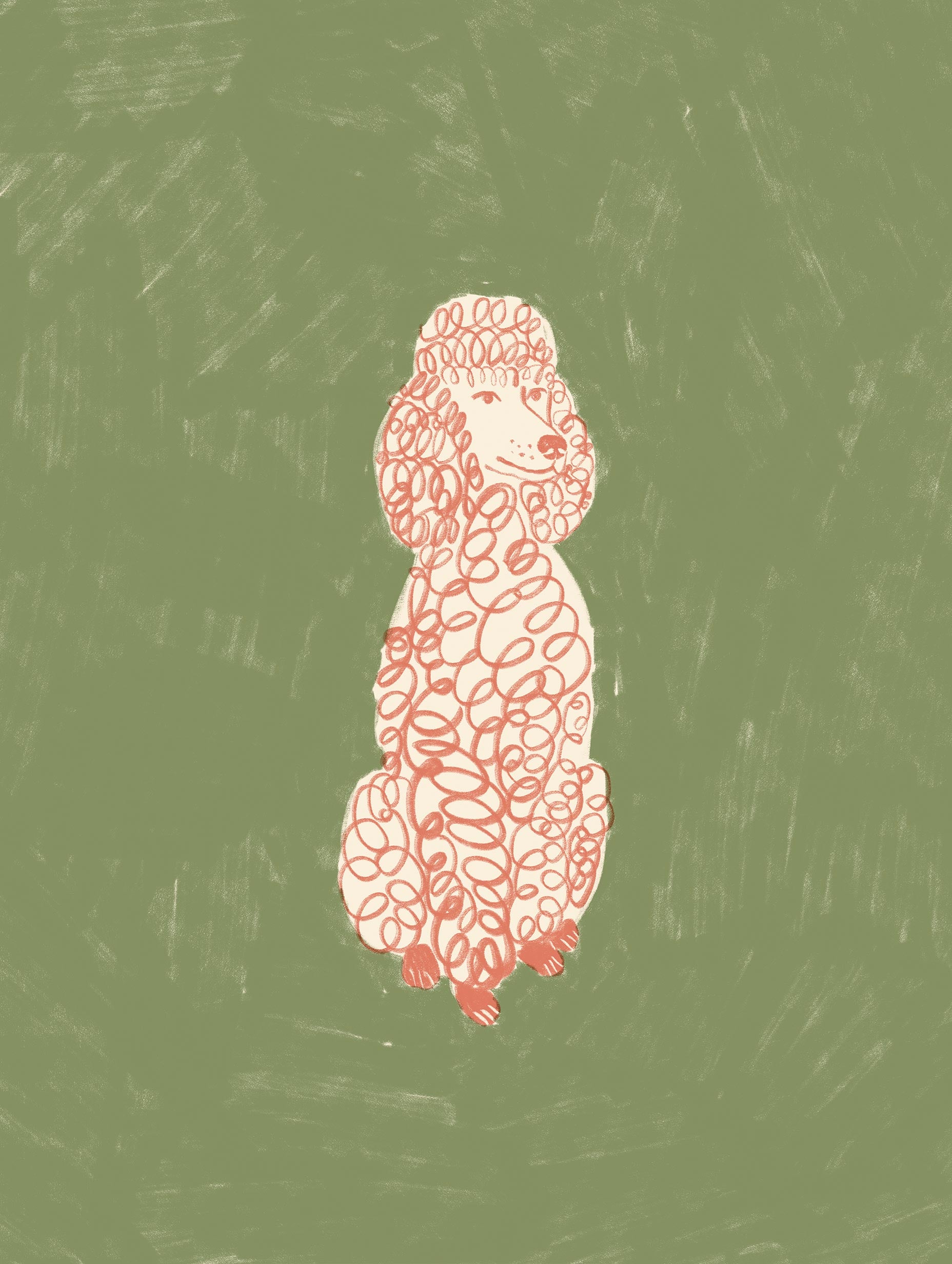 Lydia Greaves - Poodle Poster