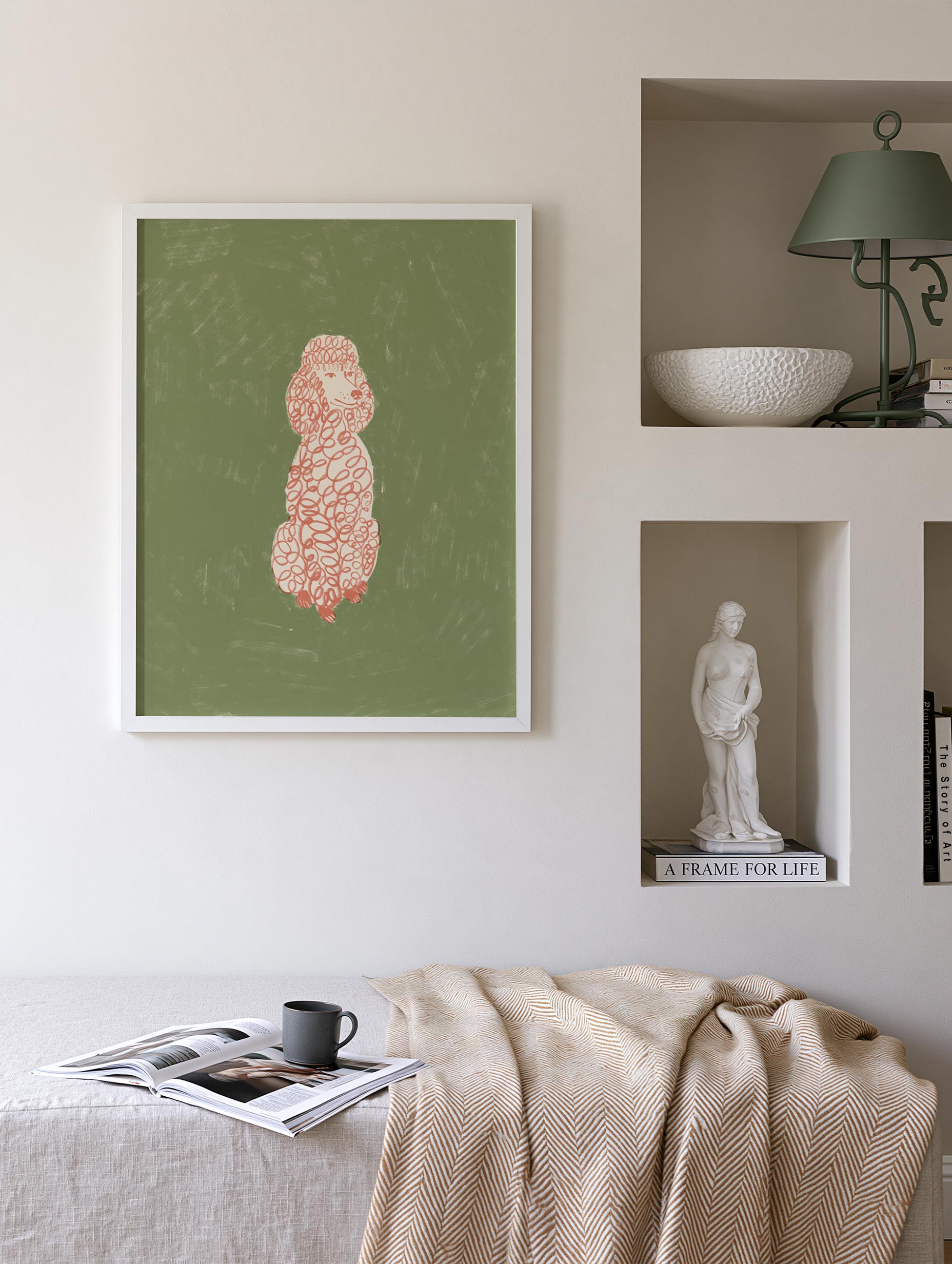 Lydia Greaves - Poodle Poster