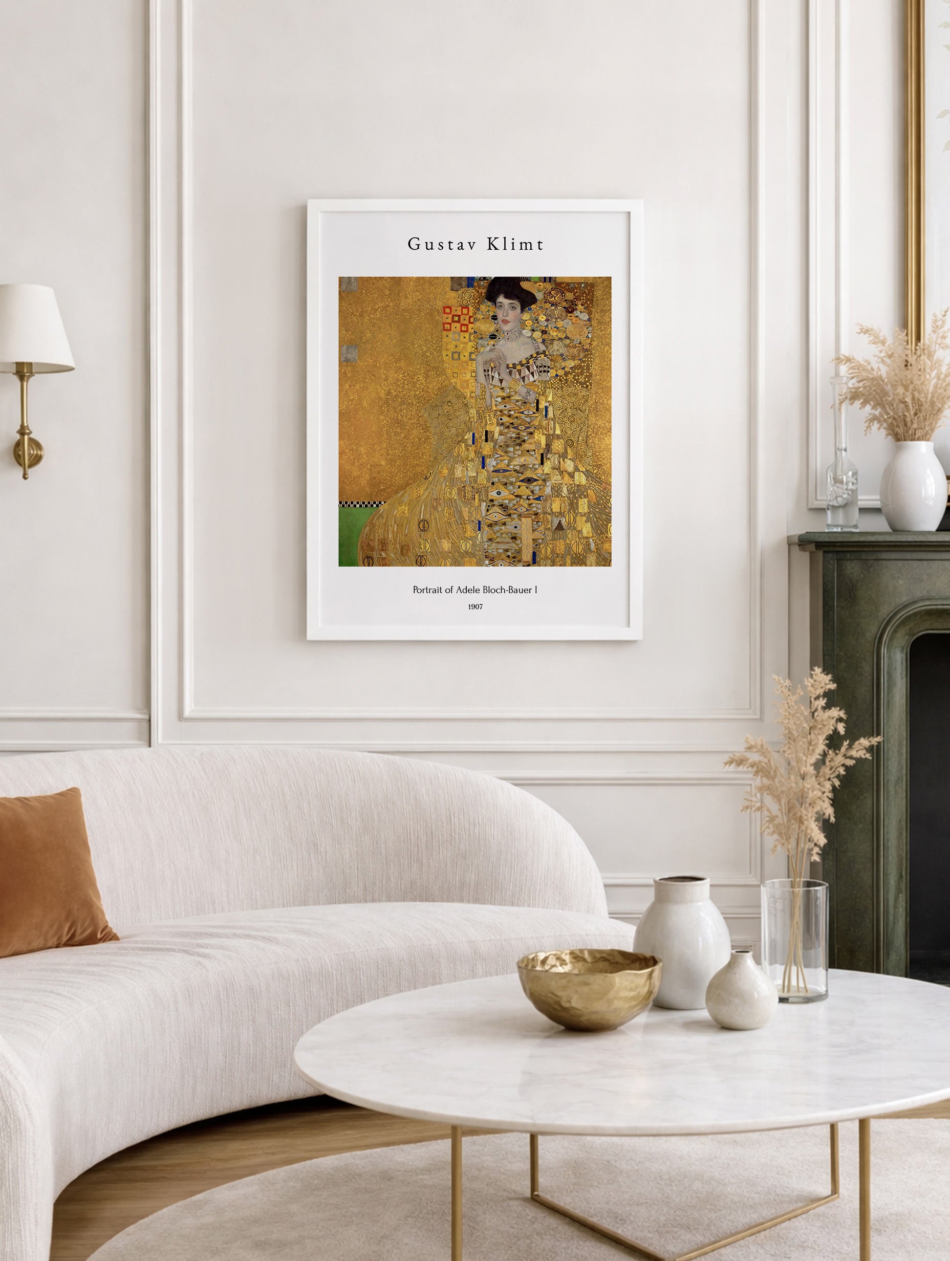 Portrait of Adele Bloch-Bauer - Gustav Klimt Mockup