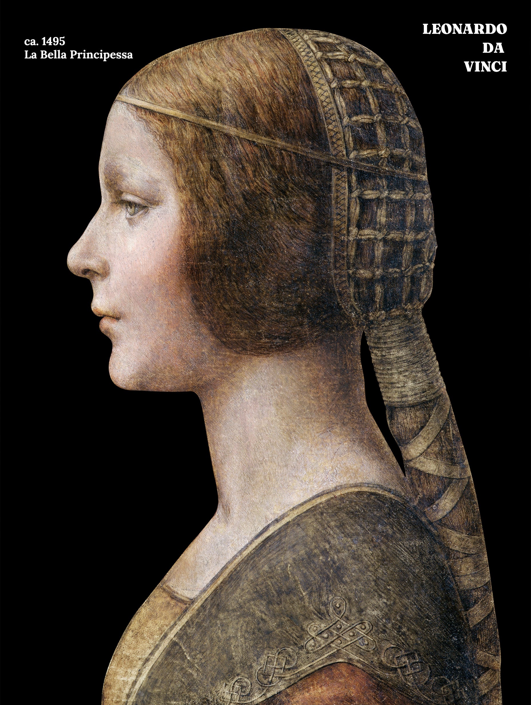 La Bella Principessa Leonardo Da Vinci Art Print