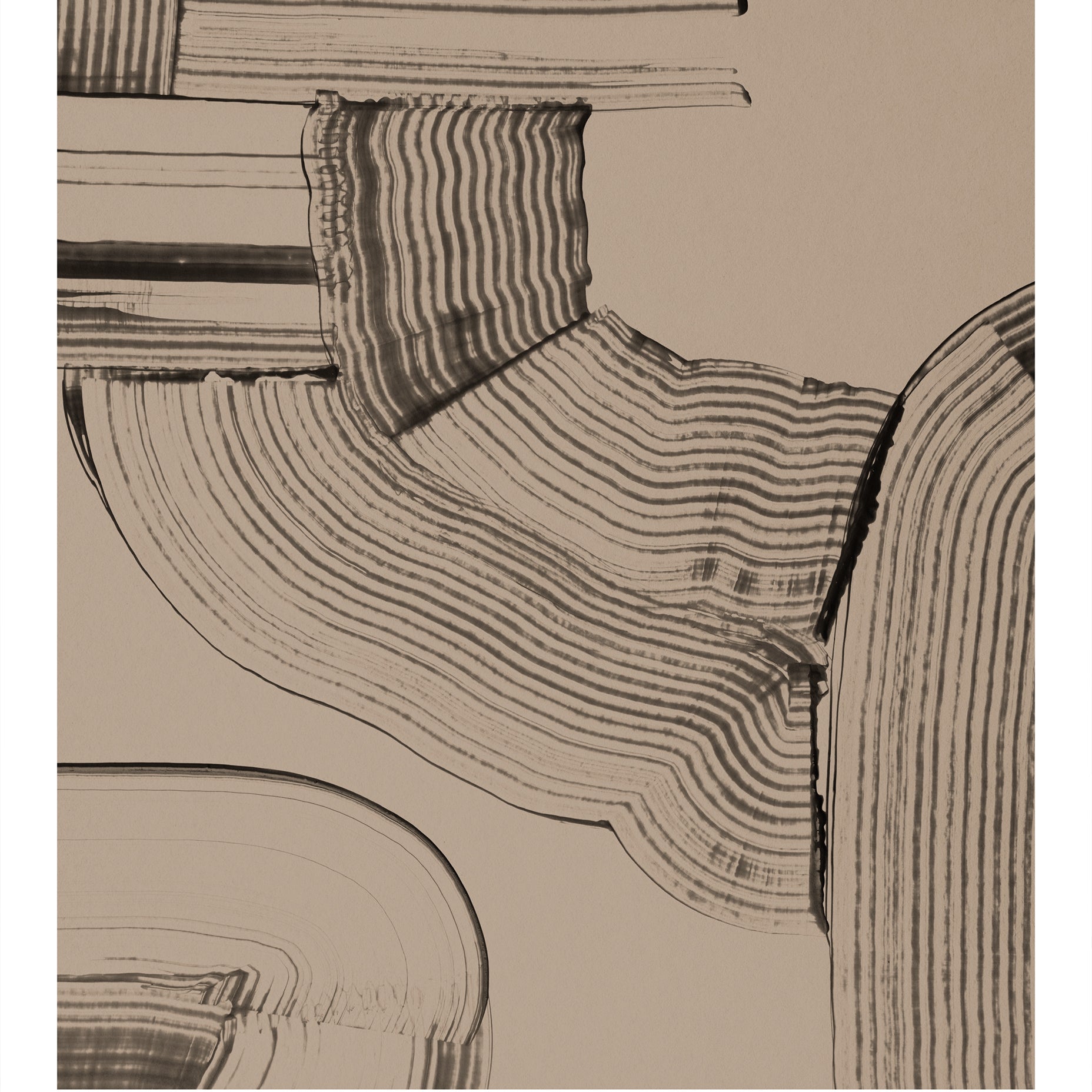 Lines Between Abstract Art Print