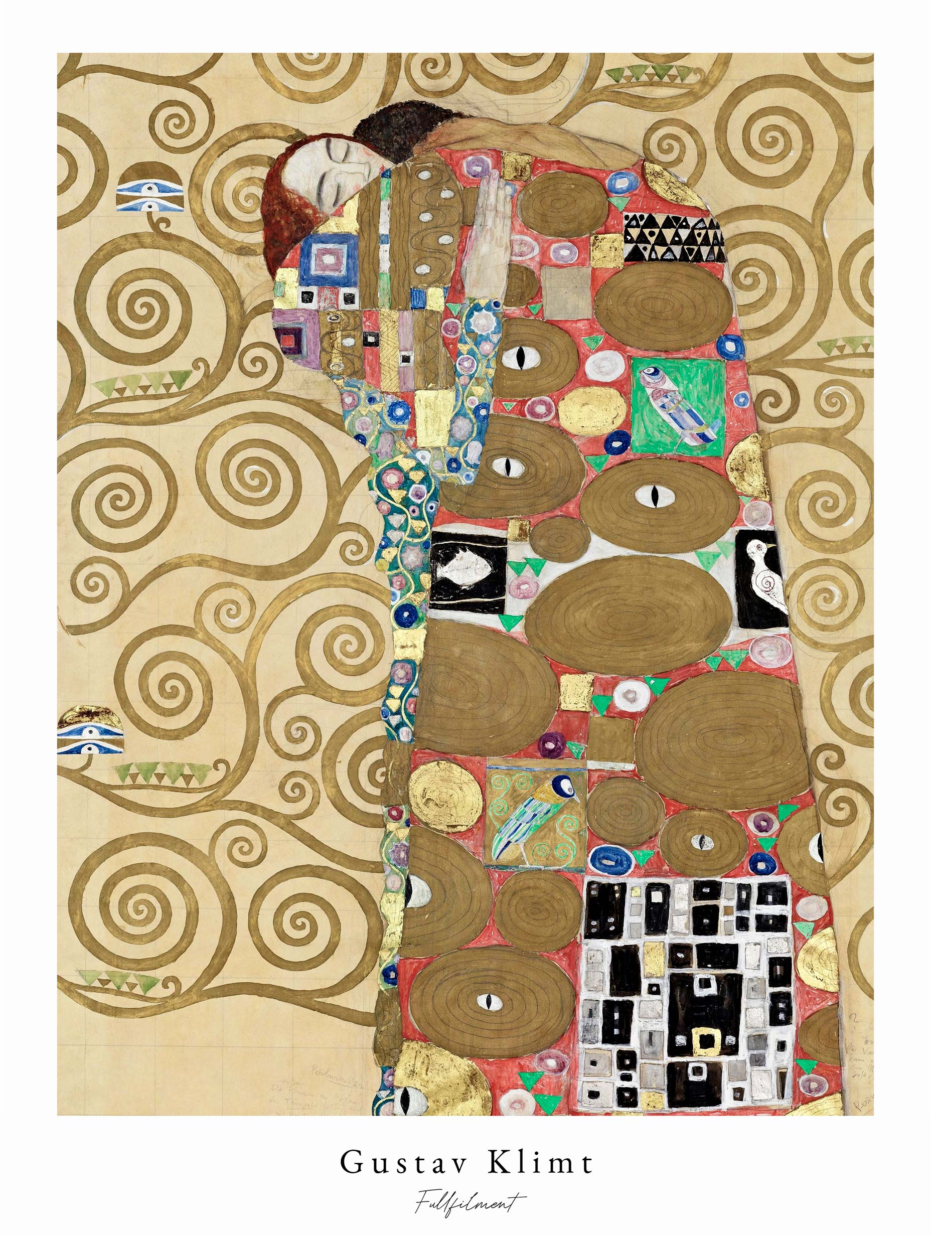 Fulfillment (The Embrace) - Gustav Klimt