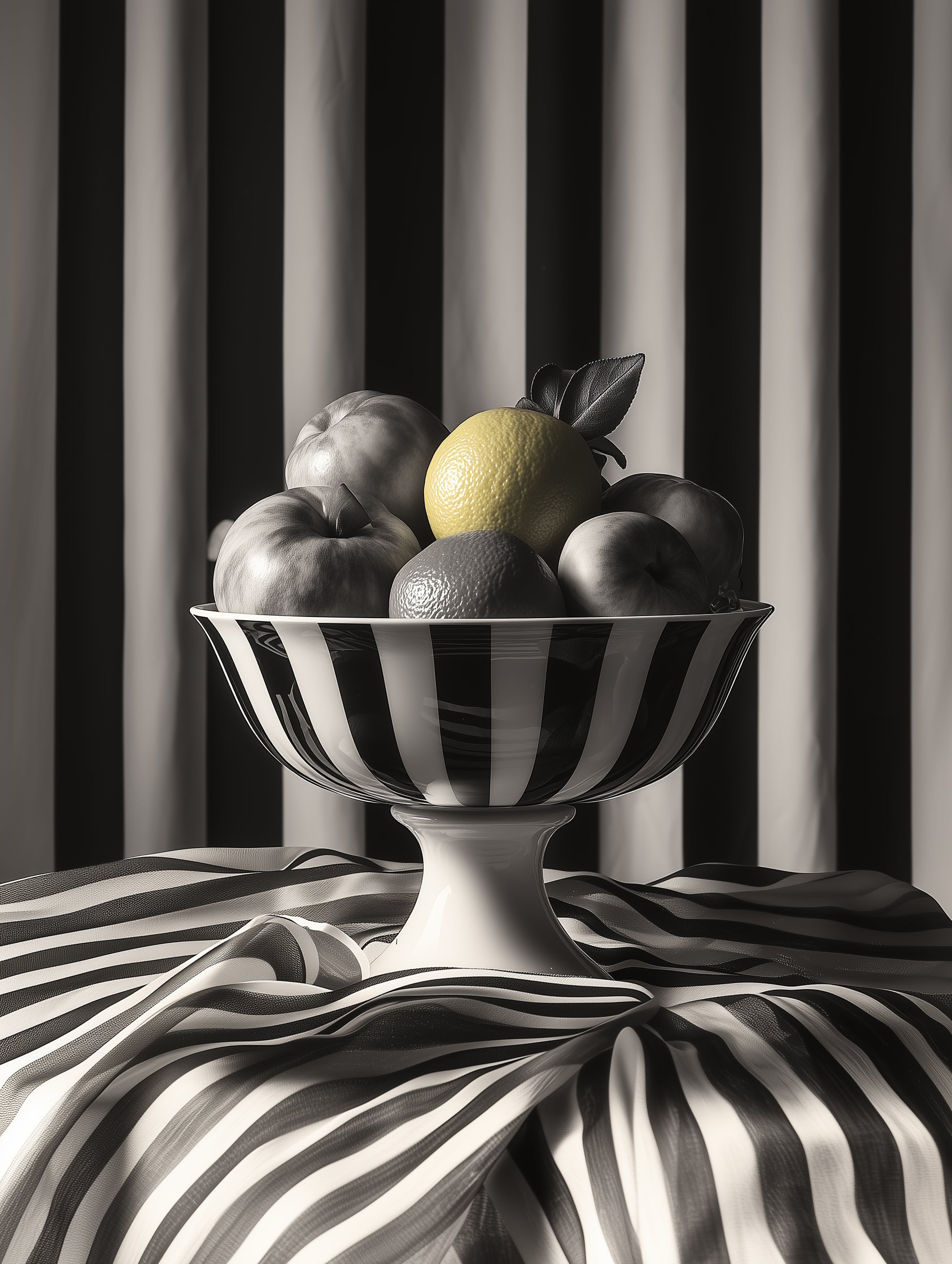 Första huset i en bosättning abstrakt konsttryck