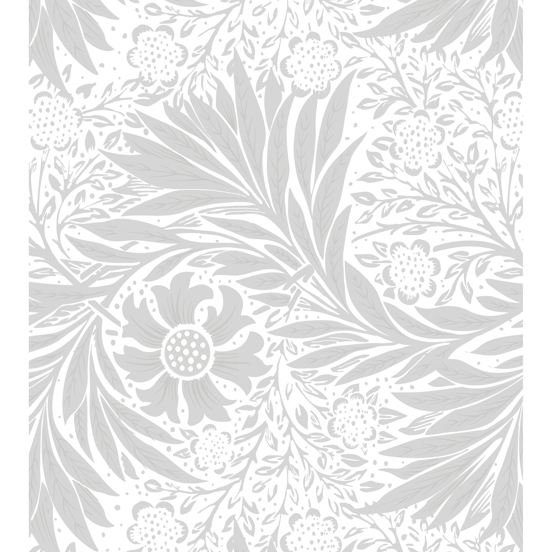 Kunsttrykk fra William Morris med bladmønster