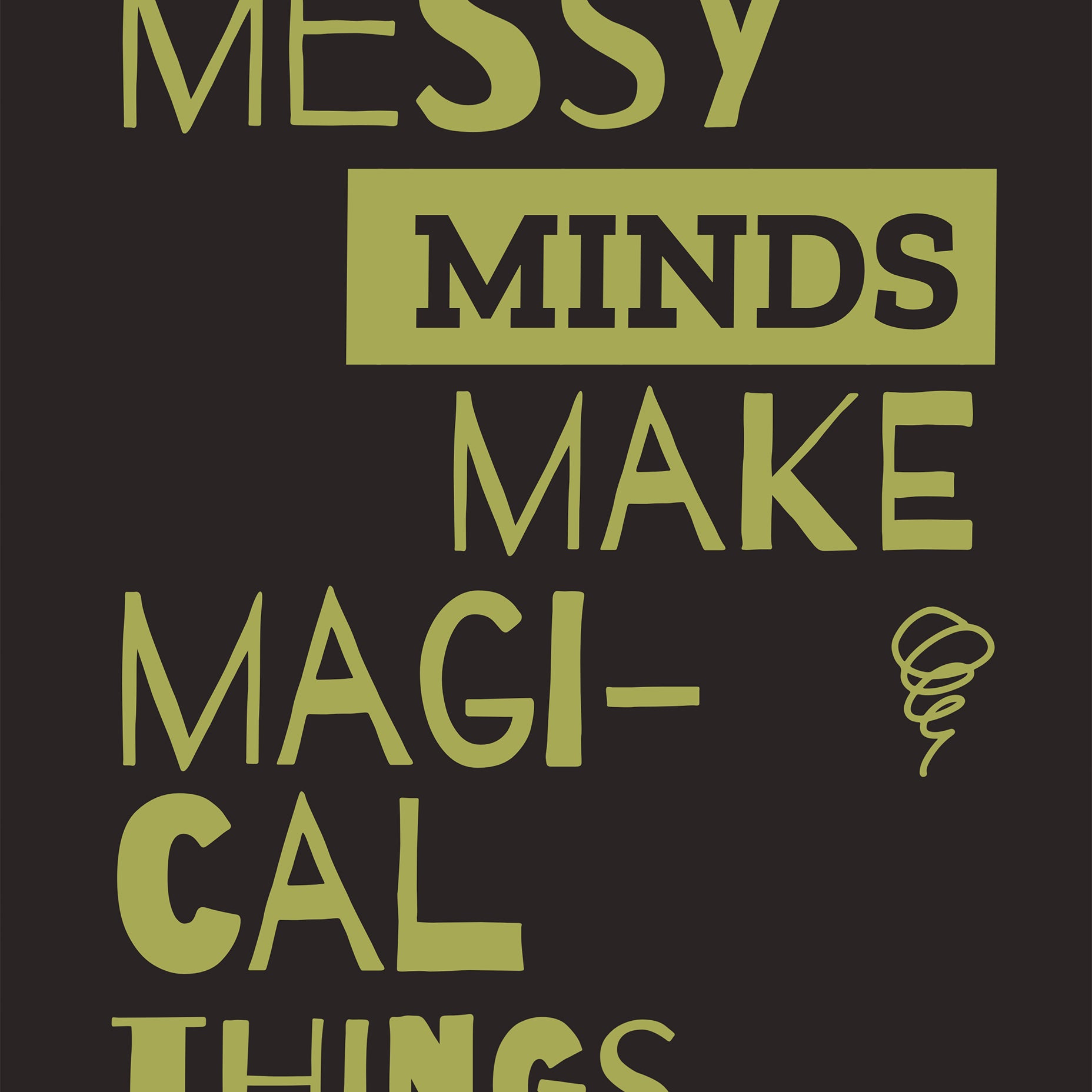 Första huset i en bosättning abstrakt konsttryck