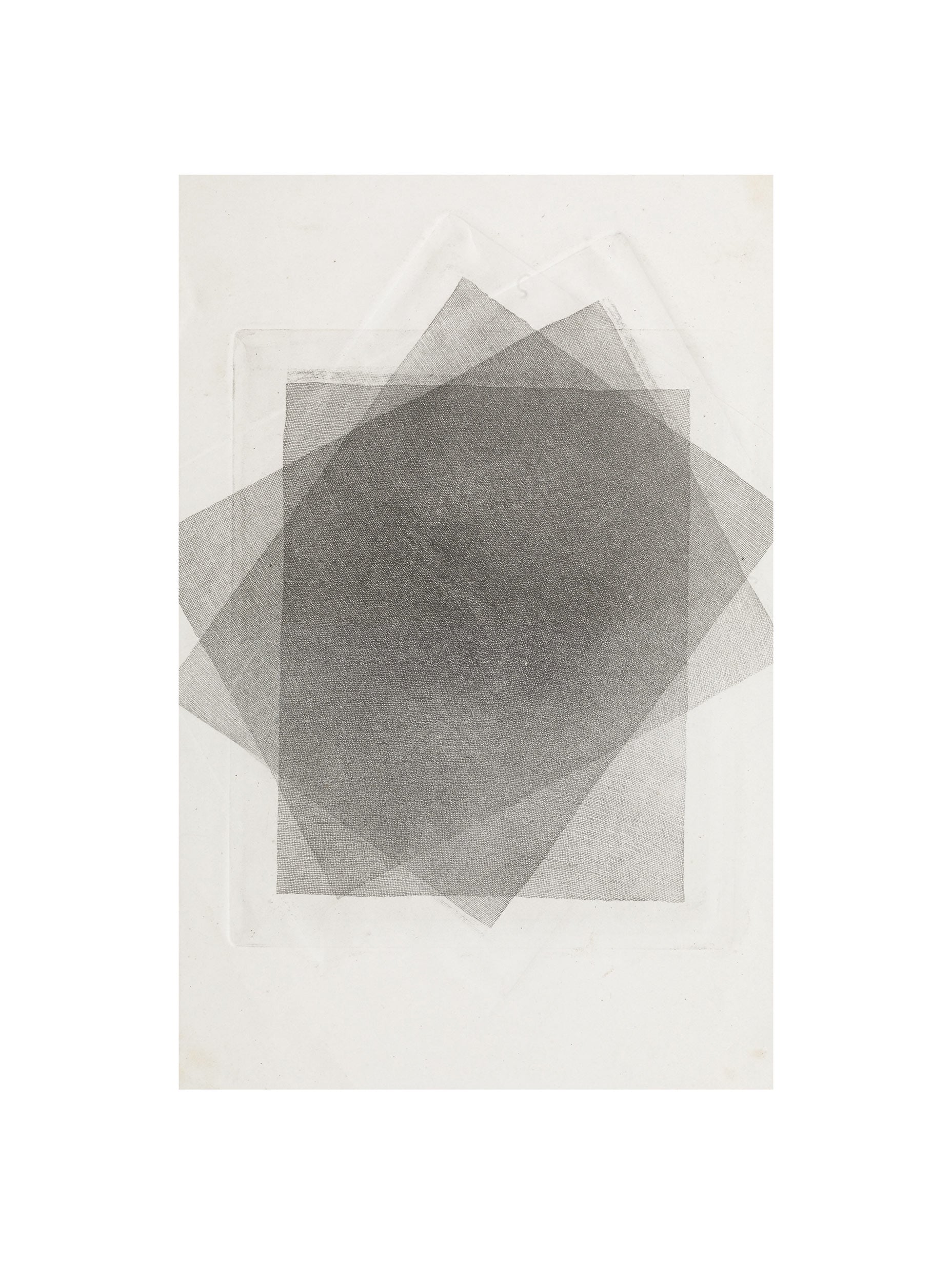 Första huset i en bosättning abstrakt konsttryck