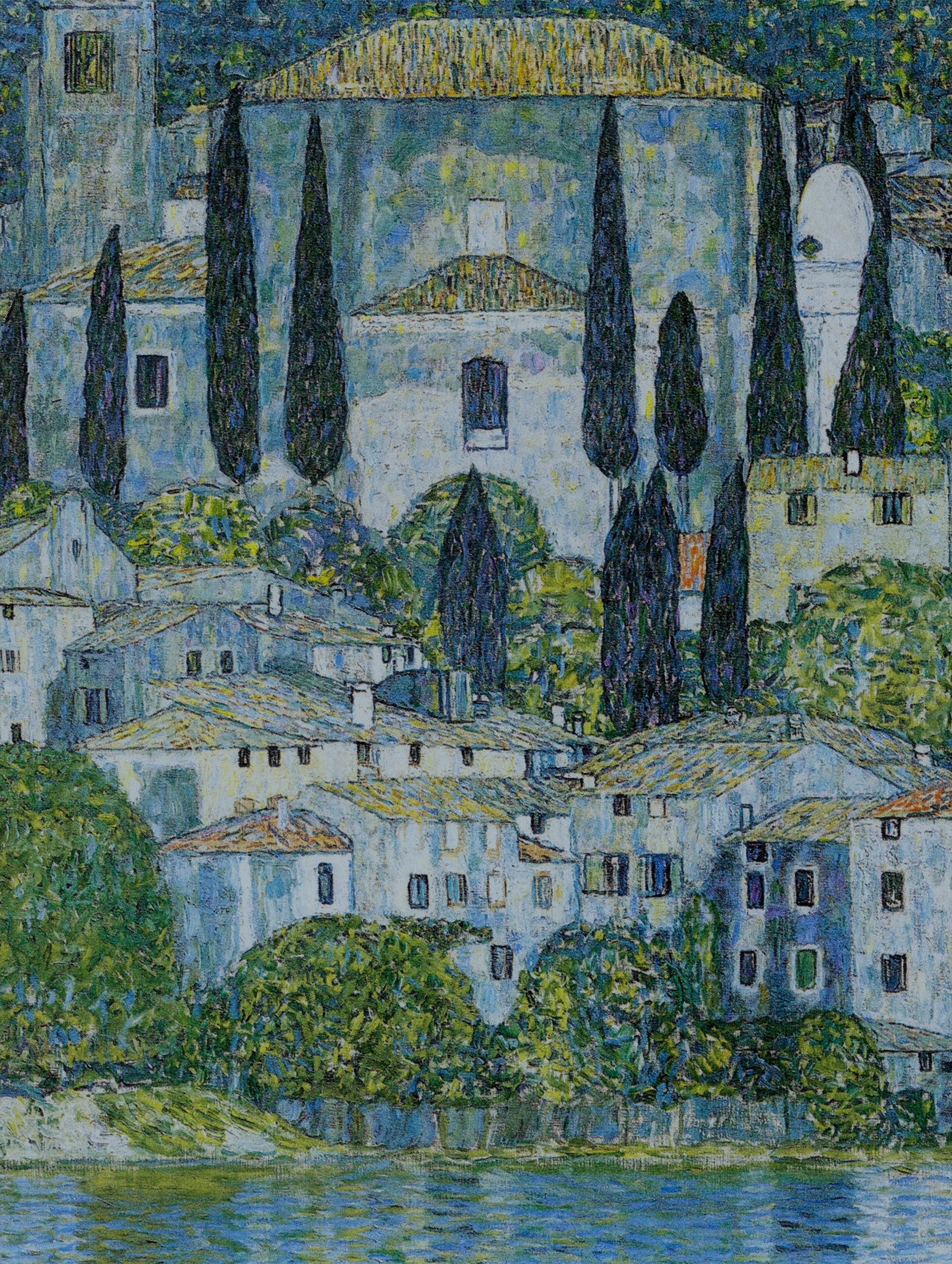 Church in Cassone Gustav Klimt Art Print