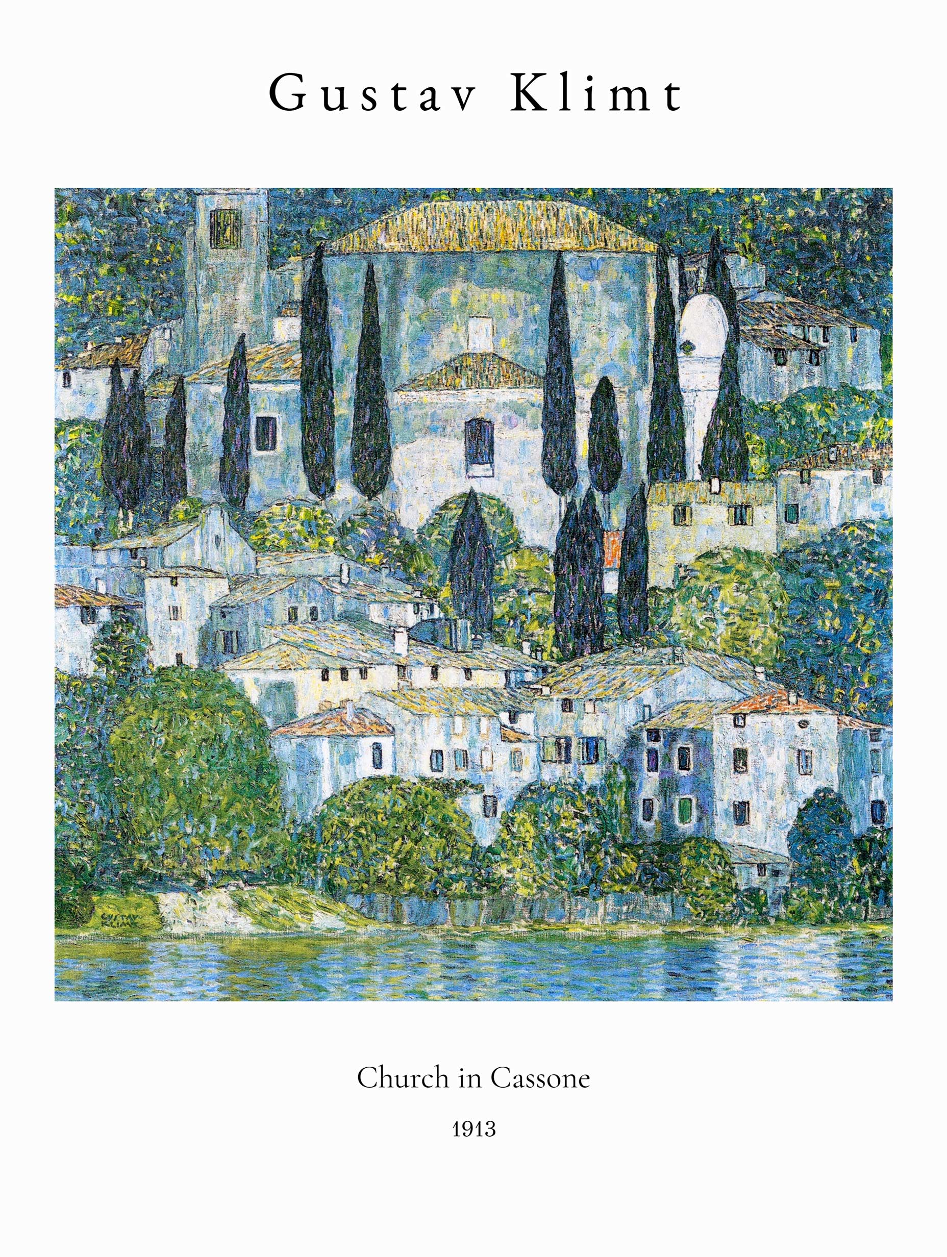 Kirke i Cassone – Gustav Klimt