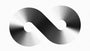 Infinity Symbol Black and White Poster No 2