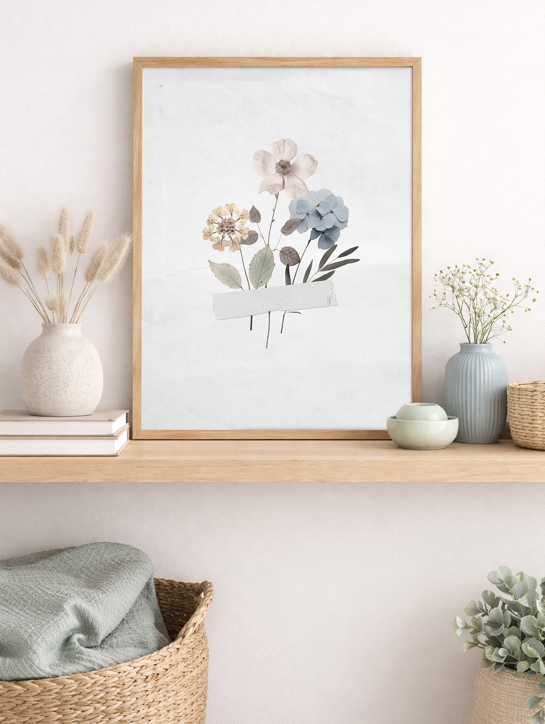 Pressed Flower Art Print