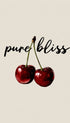 Pure Bliss Minimalist Fruit Artwork