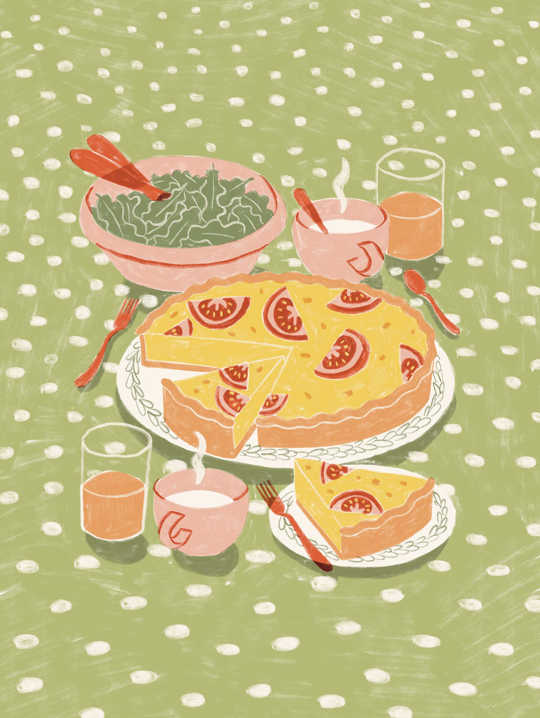 Lydia Greaves - Quiche Poster