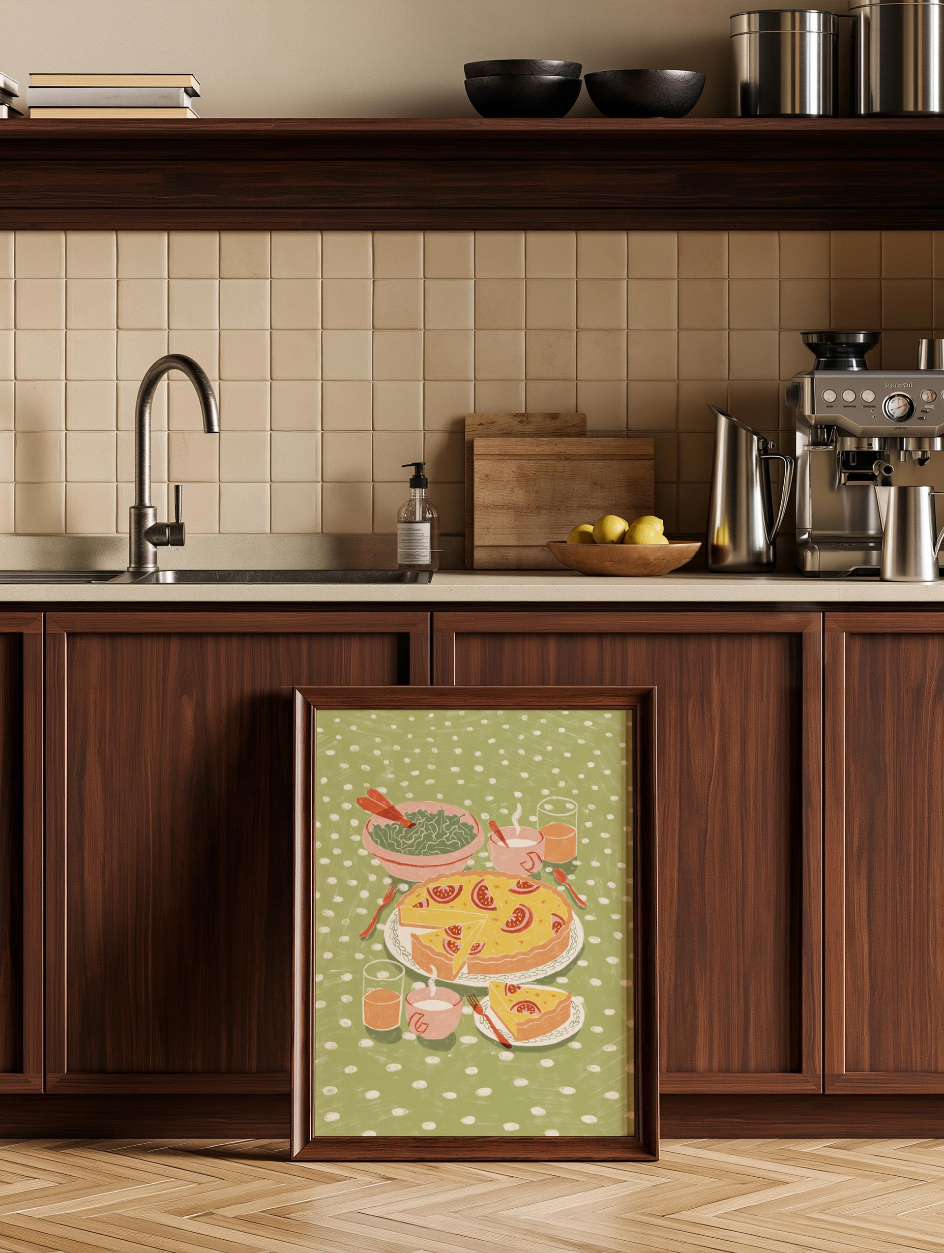 Lydia Greaves - Quiche Poster