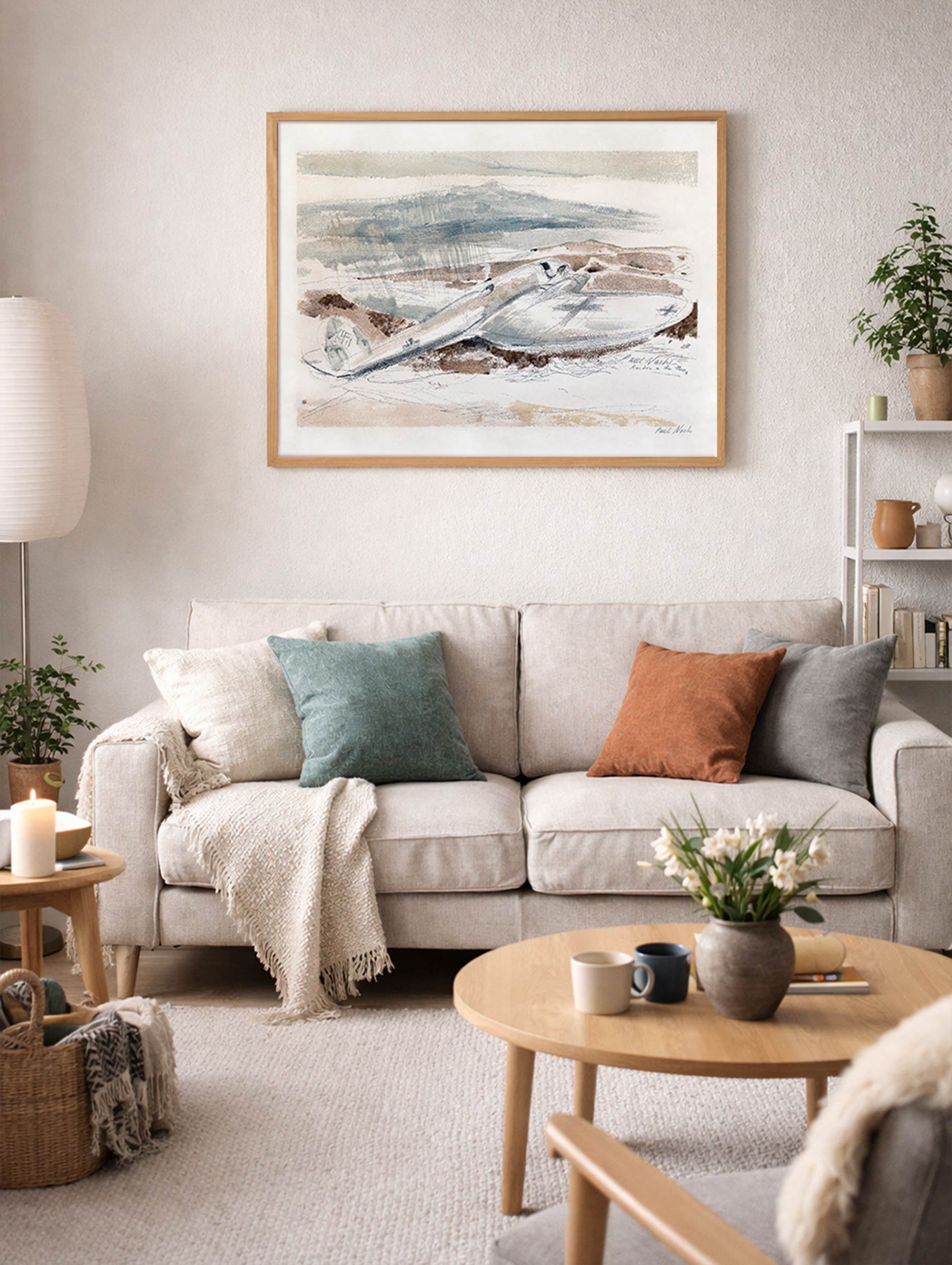 The Raider on the Moors Paul Nash Art Mockup